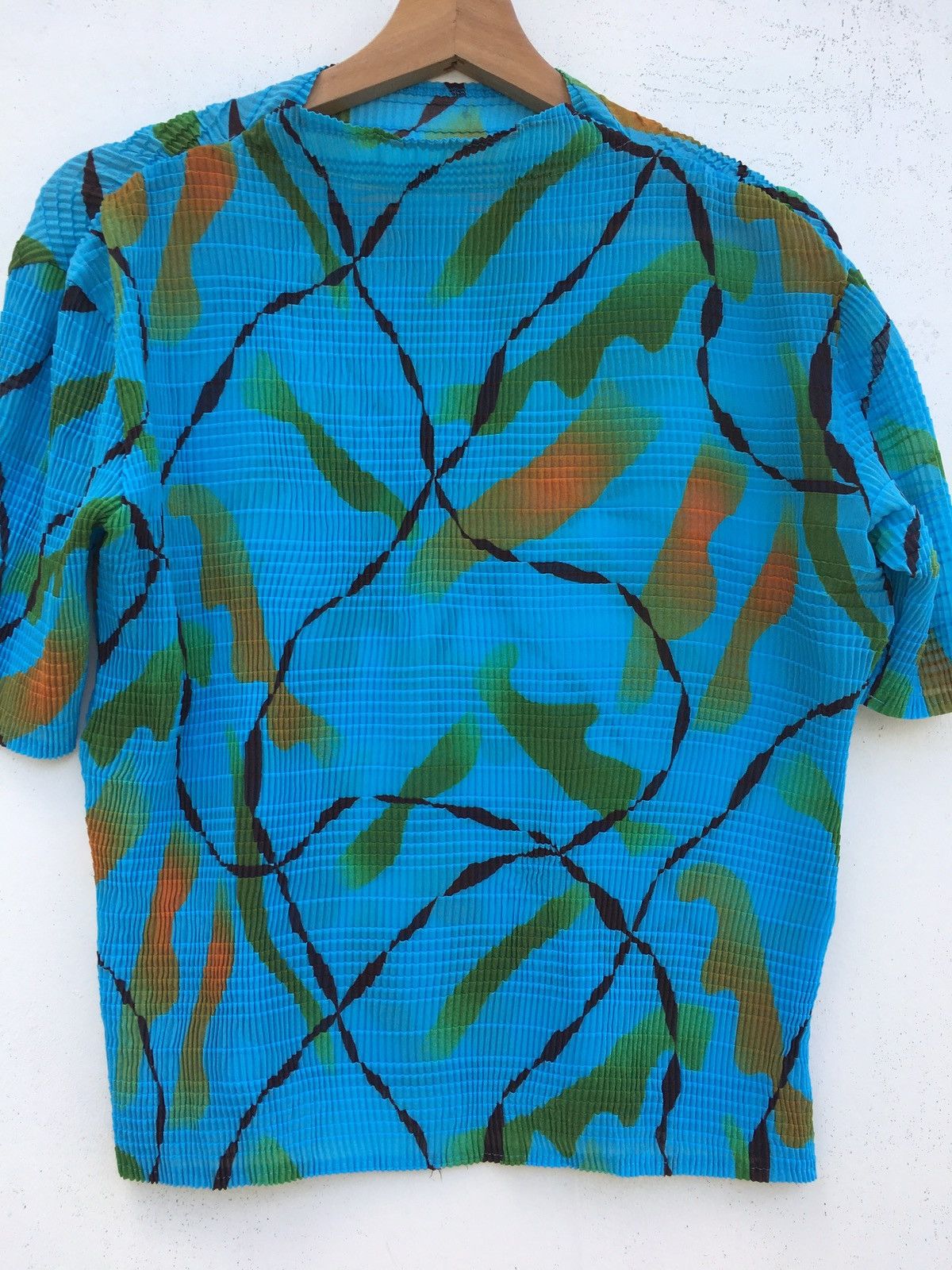 Bruno Piattelli Vintage Bruno Piattelli Roma Pleated Floral Shirt Size US M / EU 48-50 / 2 - 4 Thumbnail