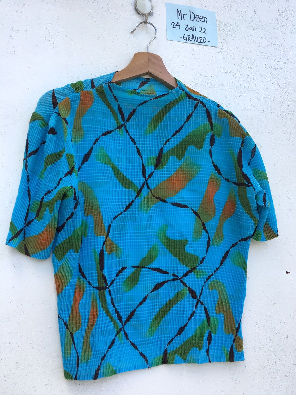 Bruno Piattelli Vintage Bruno Piattelli Roma Pleated Floral Shirt Size US M / EU 48-50 / 2 - 2 Thumbnail