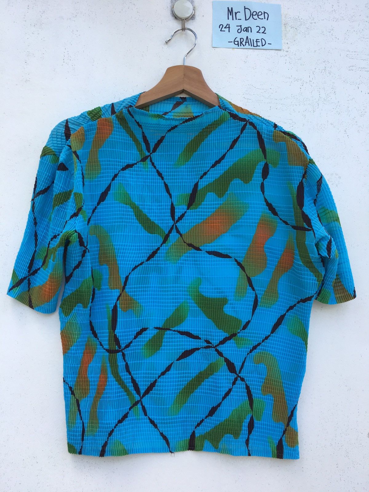 Bruno Piattelli Vintage Bruno Piattelli Roma Pleated Floral Shirt Size US M / EU 48-50 / 2 - 1 Thumbnail
