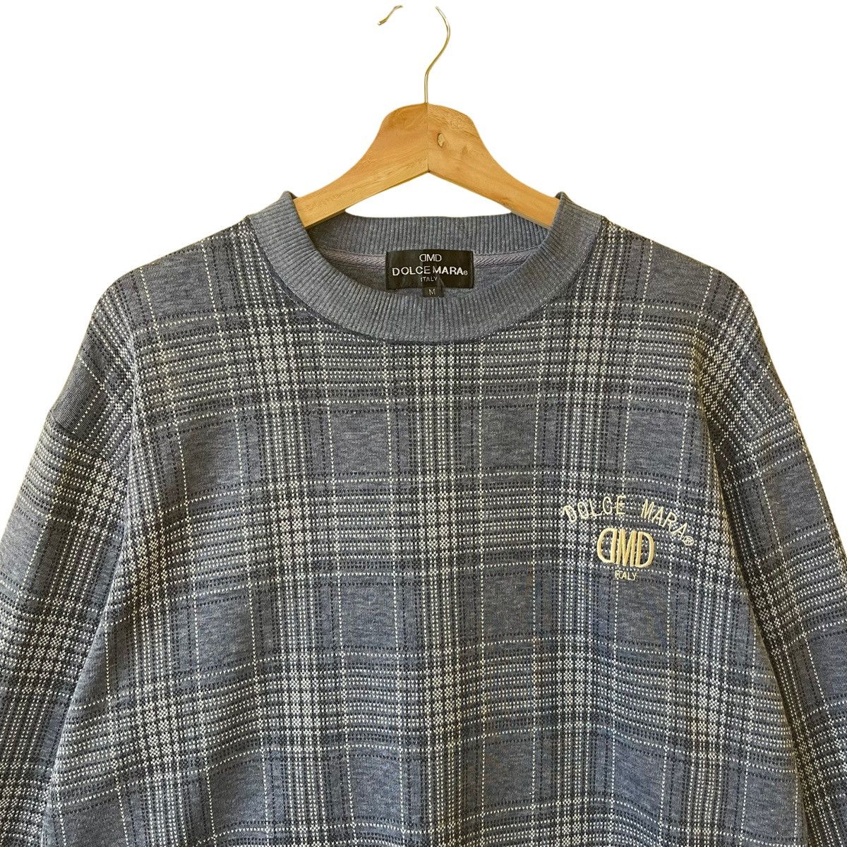 Japanese Brand Dolce Mara Embroidered Small Logo Pullover Sweatshirt Size M Size US M / EU 48-50 / 2 - 6 Thumbnail