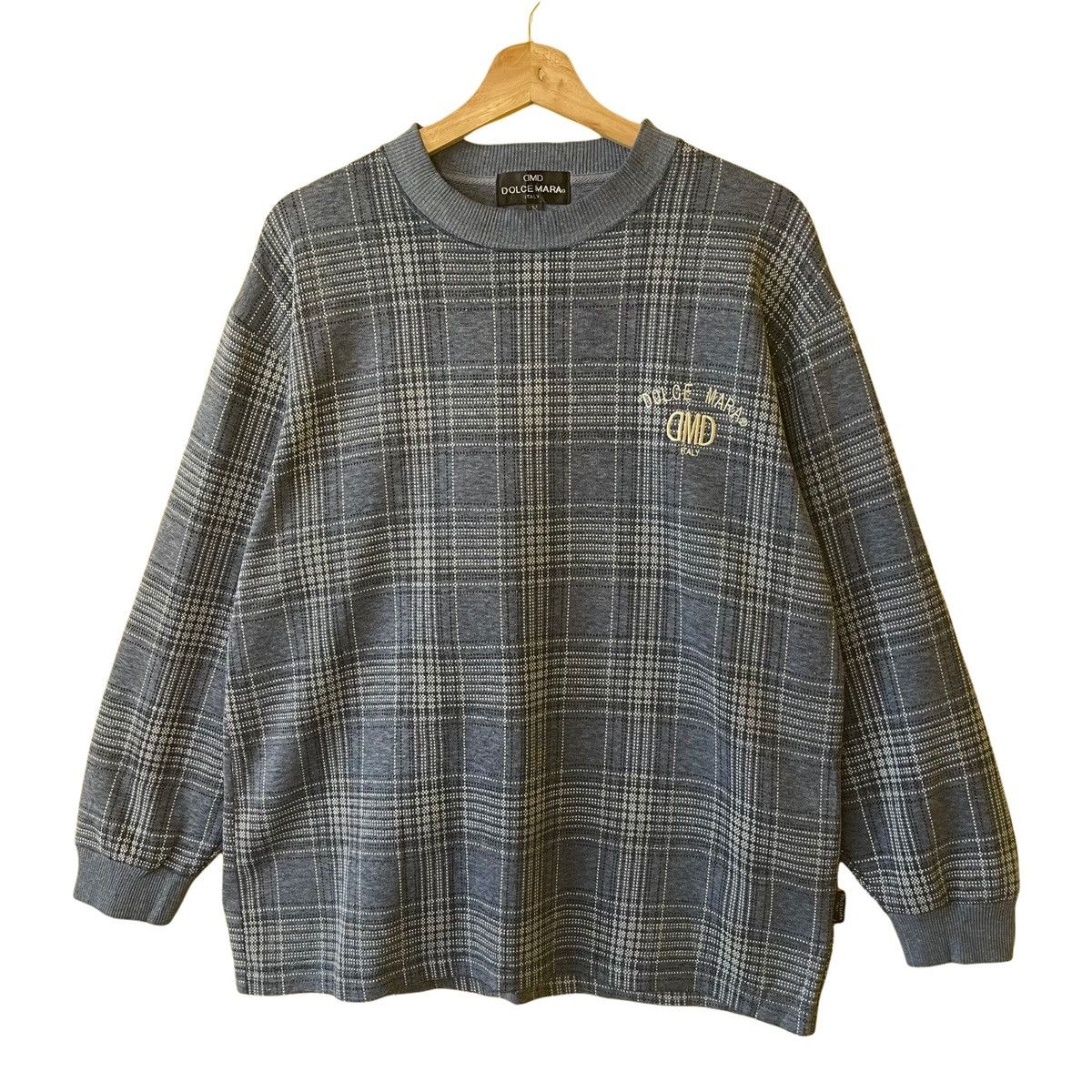 Japanese Brand Dolce Mara Embroidered Small Logo Pullover Sweatshirt Size M Size US M / EU 48-50 / 2 - 3 Thumbnail