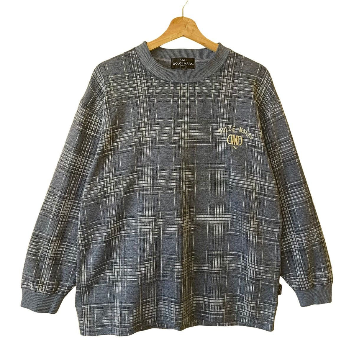 Japanese Brand Dolce Mara Embroidered Small Logo Pullover Sweatshirt Size M Size US M / EU 48-50 / 2 - 1 Thumbnail