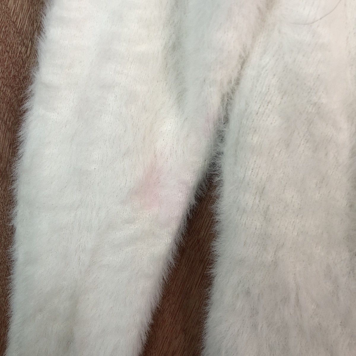 Homespun Knitwear × Japanese Brand Japanese brand White Mohair Shag Shaggy knitwear #c434 Size US S / EU 44-46 / 1 - 10 Thumbnail