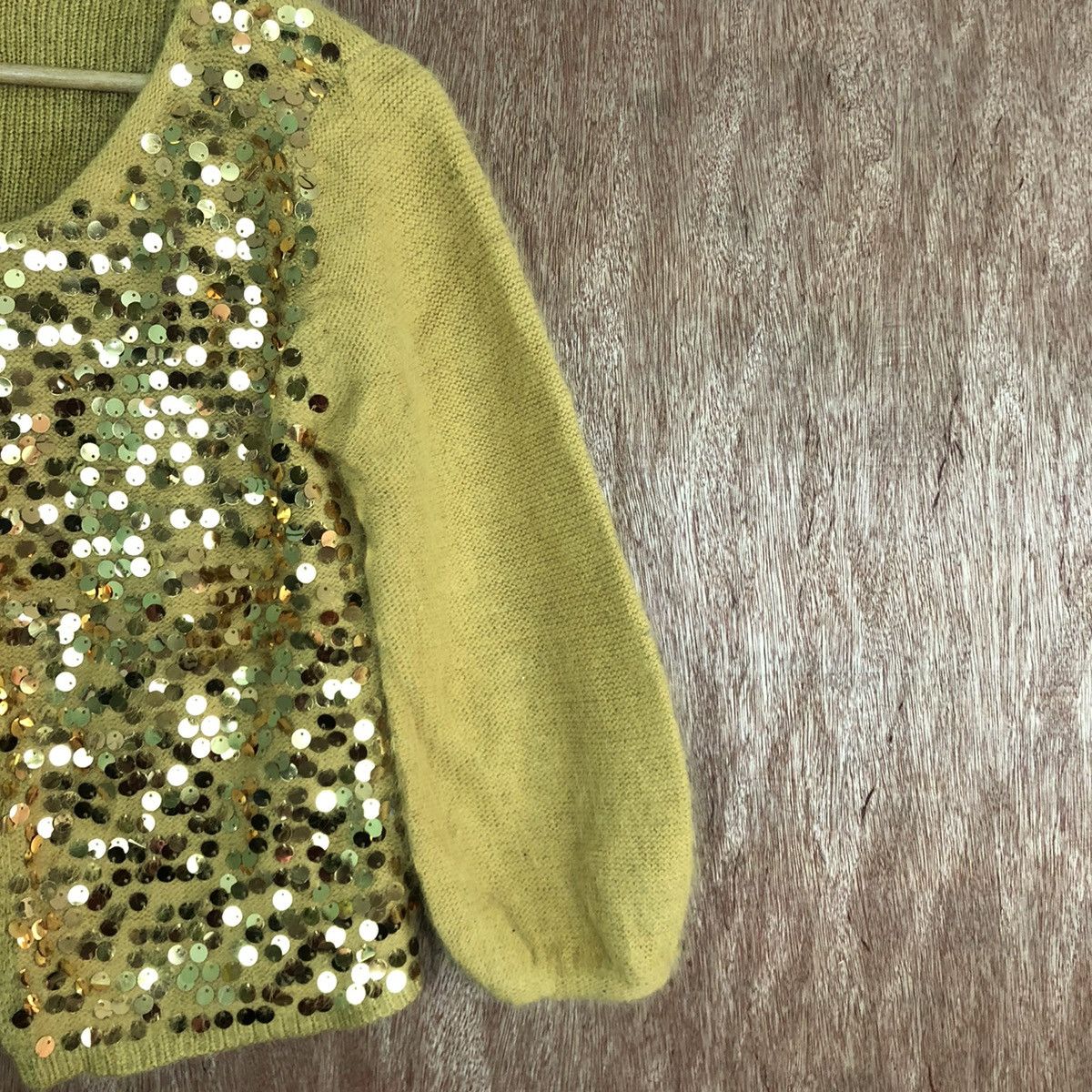 Japanese Brand Japan Mustard Knitwear cardigan art labuci #c414 Size US S / EU 44-46 / 1 - 4 Thumbnail