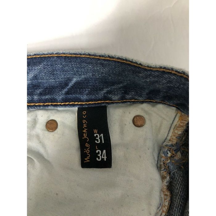 Nudie Jeans Nudie Jeans Average Joe Mens 31x34 Blue Denim Jeans | Grailed