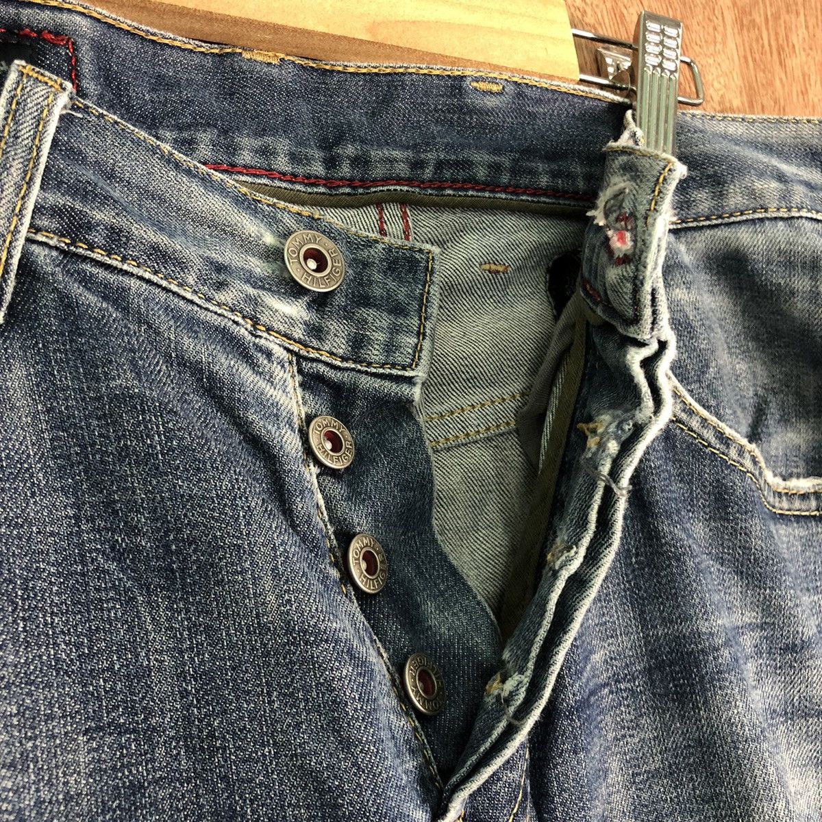 Tommy Hilfiger DLL Tommy Hilfiger slim fit Blue Denim Jeans Pants #c149 Size US 32 / EU 48 - 5 Thumbnail
