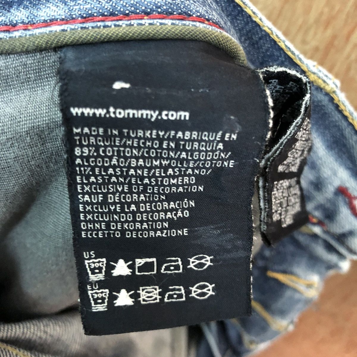 Tommy Hilfiger DLL Tommy Hilfiger slim fit Blue Denim Jeans Pants #c149 Size US 32 / EU 48 - 11 Thumbnail