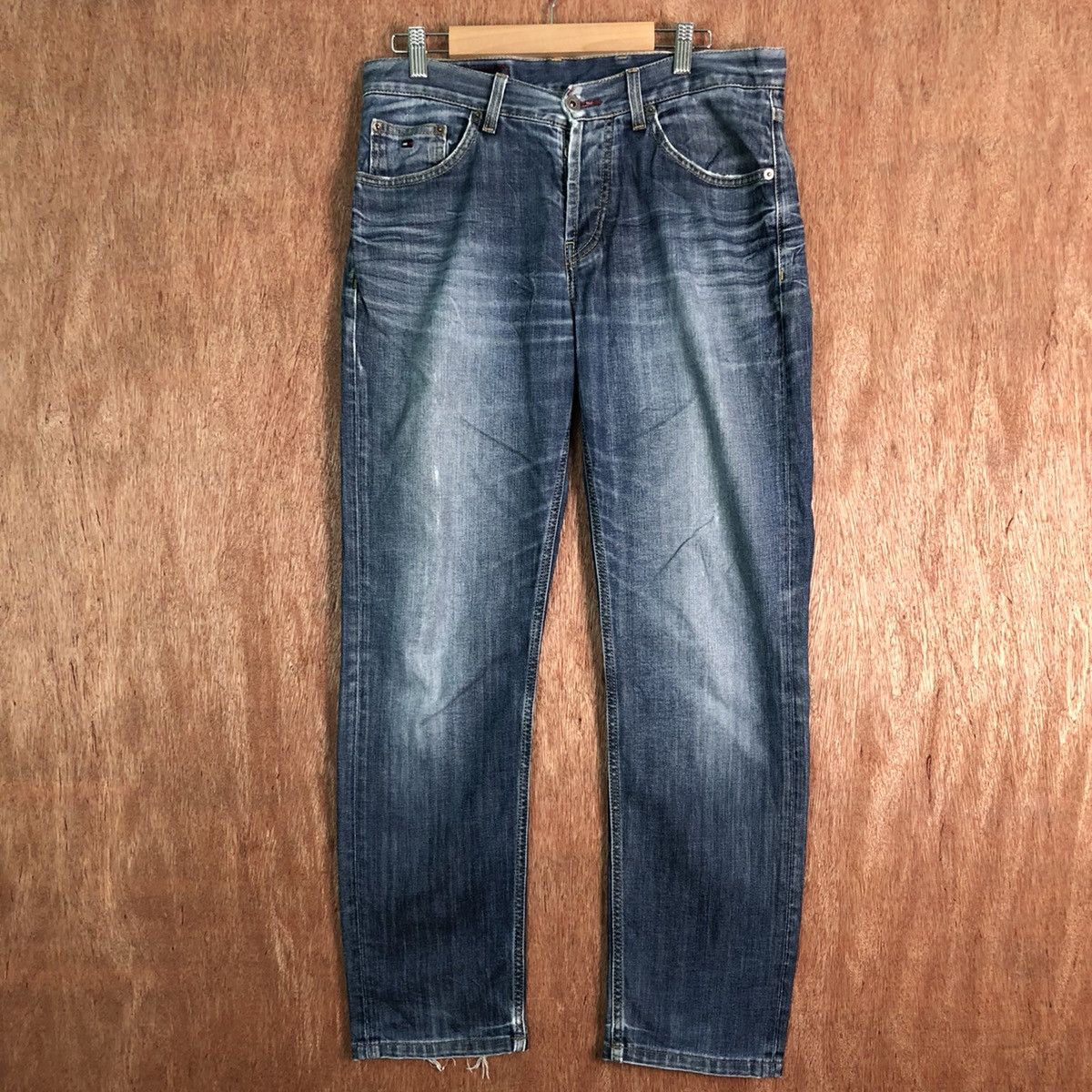 Tommy Hilfiger DLL Tommy Hilfiger slim fit Blue Denim Jeans Pants #c149 Size US 32 / EU 48 - 1 Thumbnail