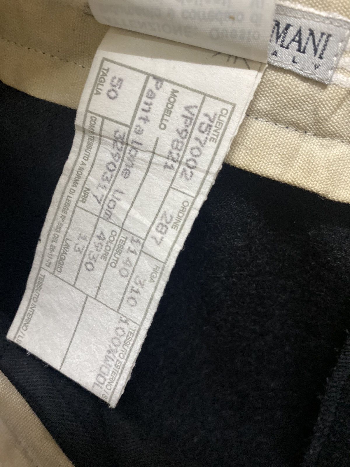 Emporio Armani Emporio Armani slack wool pant vintage made in Italy Size US 34 / EU 50 - 11 Thumbnail