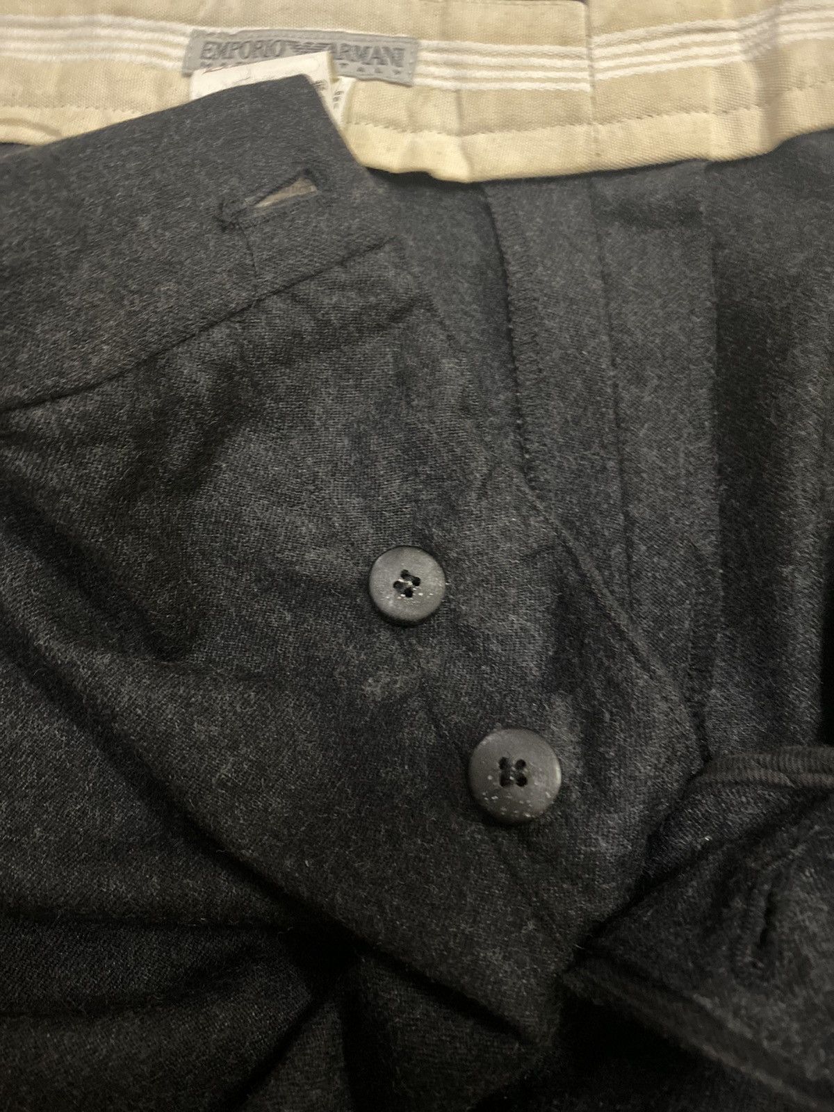 Emporio Armani Emporio Armani slack wool pant vintage made in Italy Size US 34 / EU 50 - 12 Thumbnail