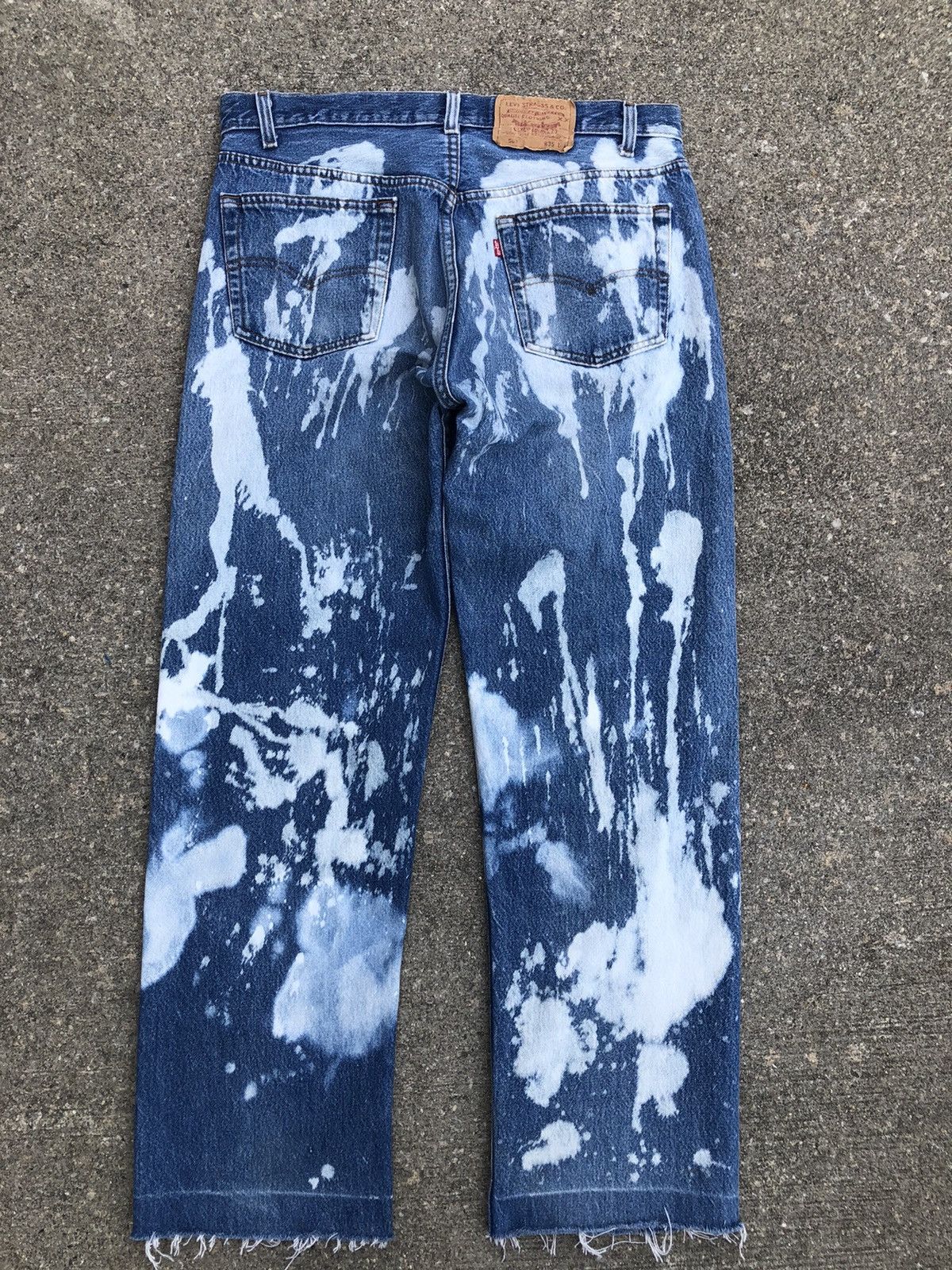 Levi's Vintage Late 80s Levi’s 501 Jeans Bleached Denim Size US 34 / EU 50 - 1 Thumbnail