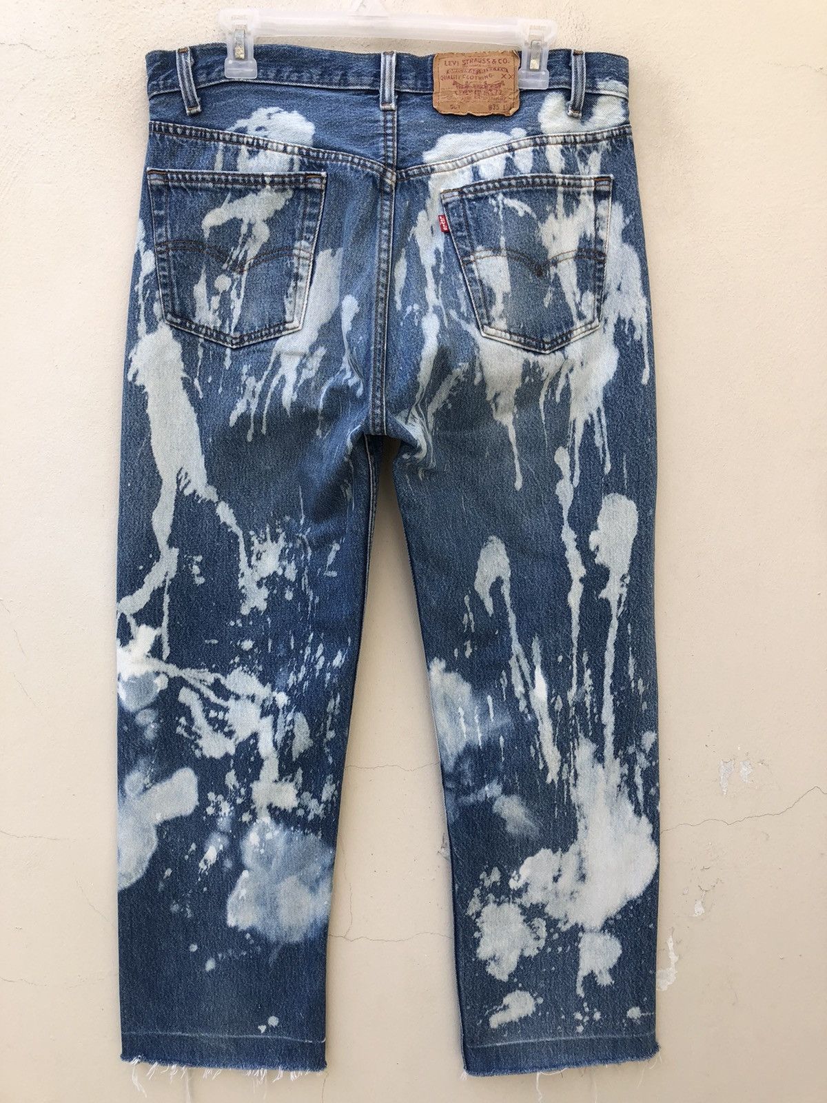 Levi's Vintage Late 80s Levi’s 501 Jeans Bleached Denim Size US 34 / EU 50 - 3 Thumbnail
