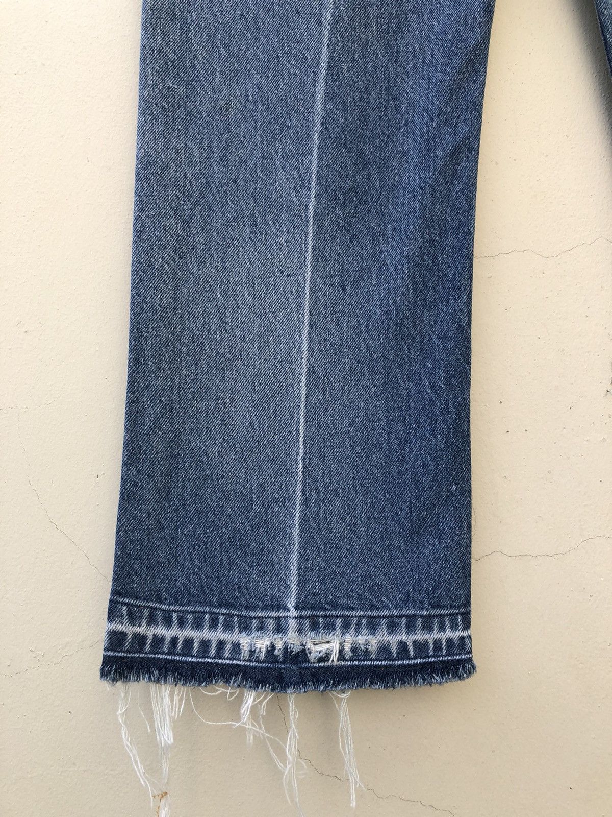 Levi's Vintage 80s Levi’s 517 Asymmetrical Leg Jeans Cropped Denim Size US 33 - 15 Thumbnail