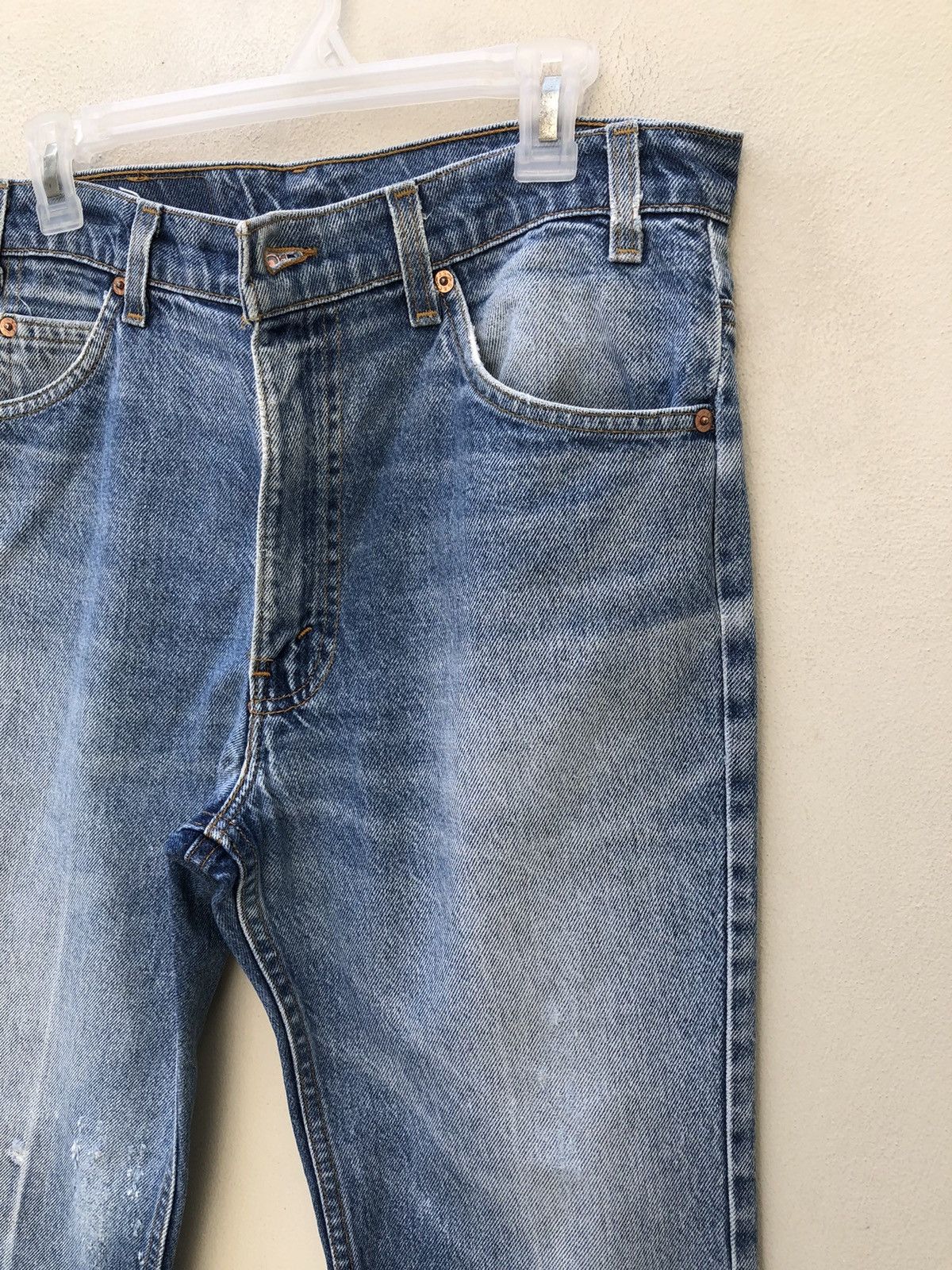 Levi's Vintage 80s Levi’s 517 Asymmetrical Leg Jeans Cropped Denim Size US 33 - 9 Thumbnail