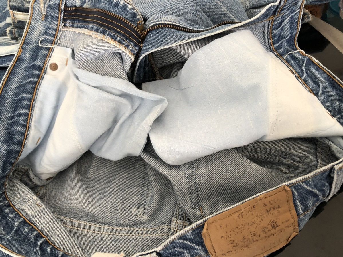 Levi's Vintage 80s Levi’s 517 Asymmetrical Leg Jeans Cropped Denim Size US 33 - 20 Thumbnail