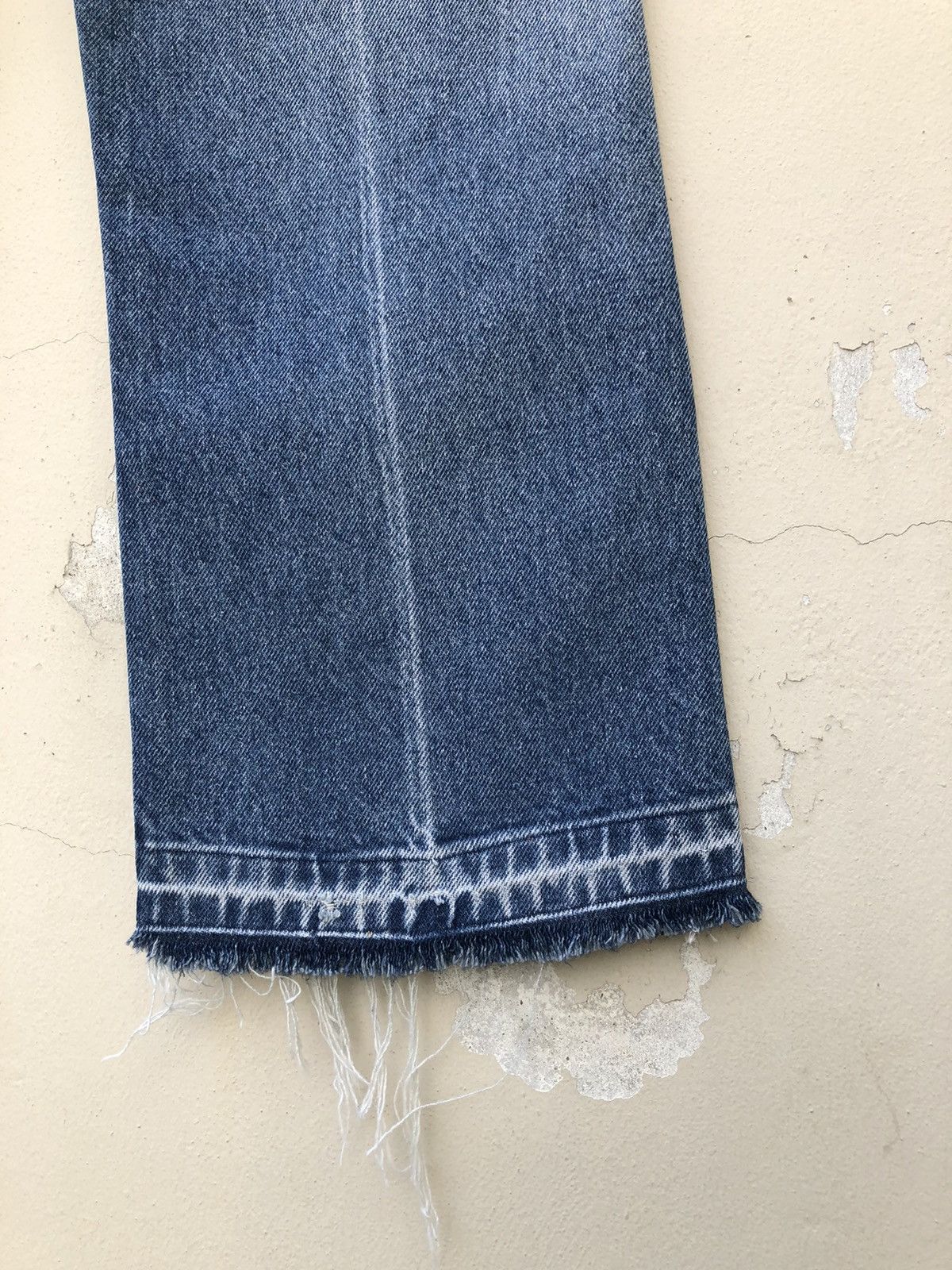 Levi's Vintage 80s Levi’s 517 Asymmetrical Leg Jeans Cropped Denim Size US 33 - 19 Thumbnail
