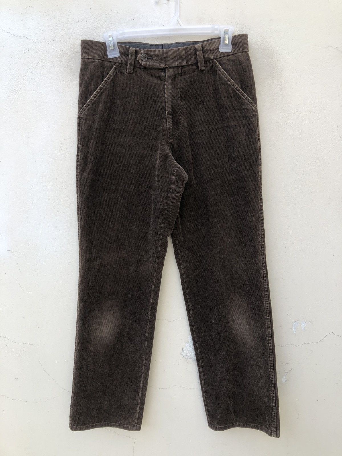 Vintage Vintage Et Vous Paris Faded Brown Corduroy Trouser Pant Size US 30 / EU 46 - 3 Thumbnail