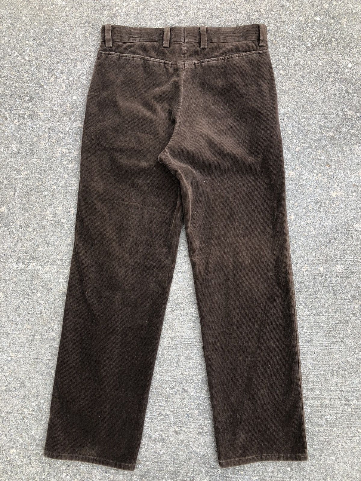 Vintage Vintage Et Vous Paris Faded Brown Corduroy Trouser Pant Size US 30 / EU 46 - 2 Thumbnail