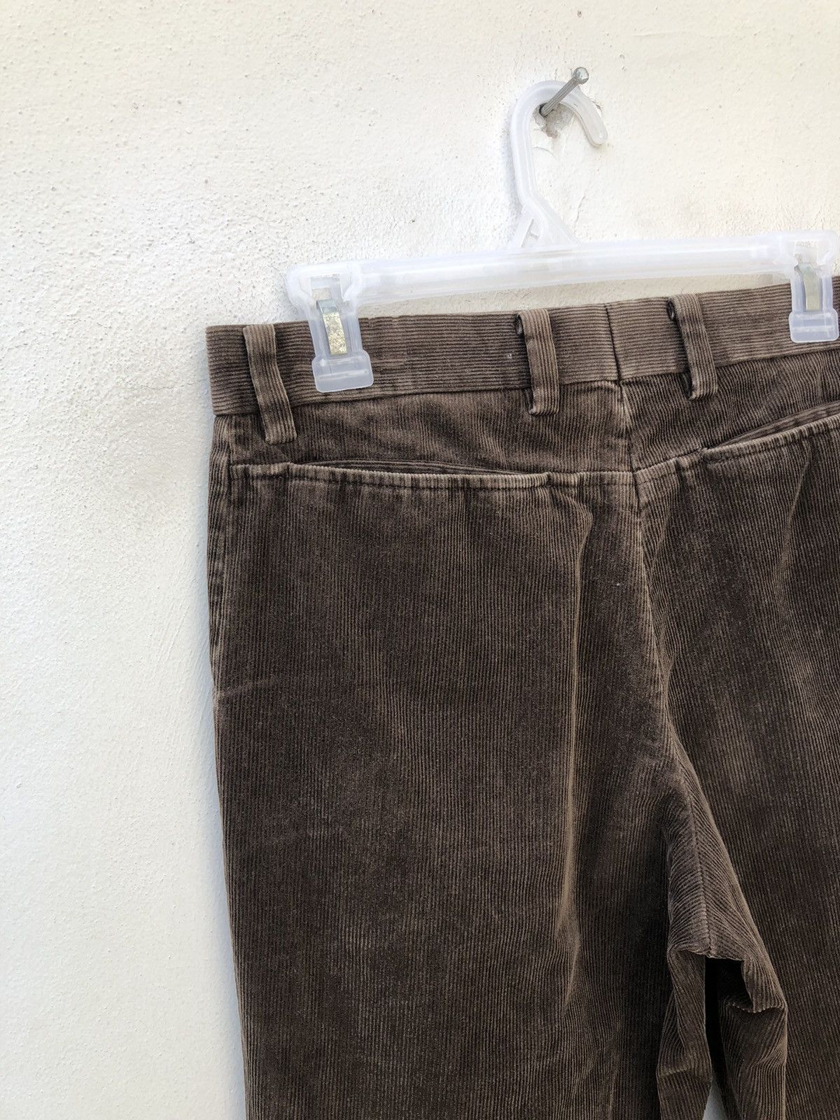 Vintage Vintage Et Vous Paris Faded Brown Corduroy Trouser Pant Size US 30 / EU 46 - 12 Thumbnail