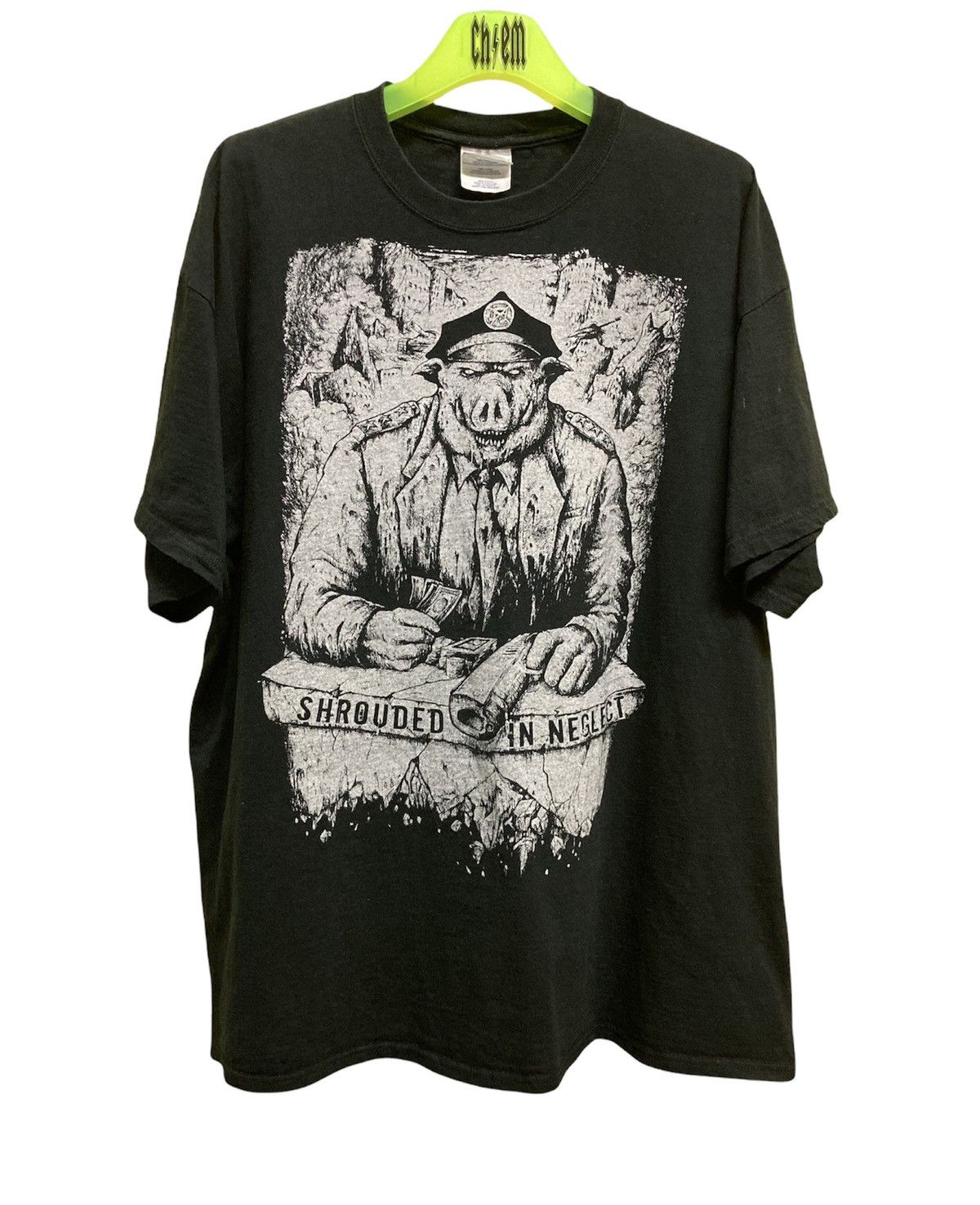 Band Tees Shrouded In Neglect Size US XXL / EU 58 / 5 - 1 Thumbnail