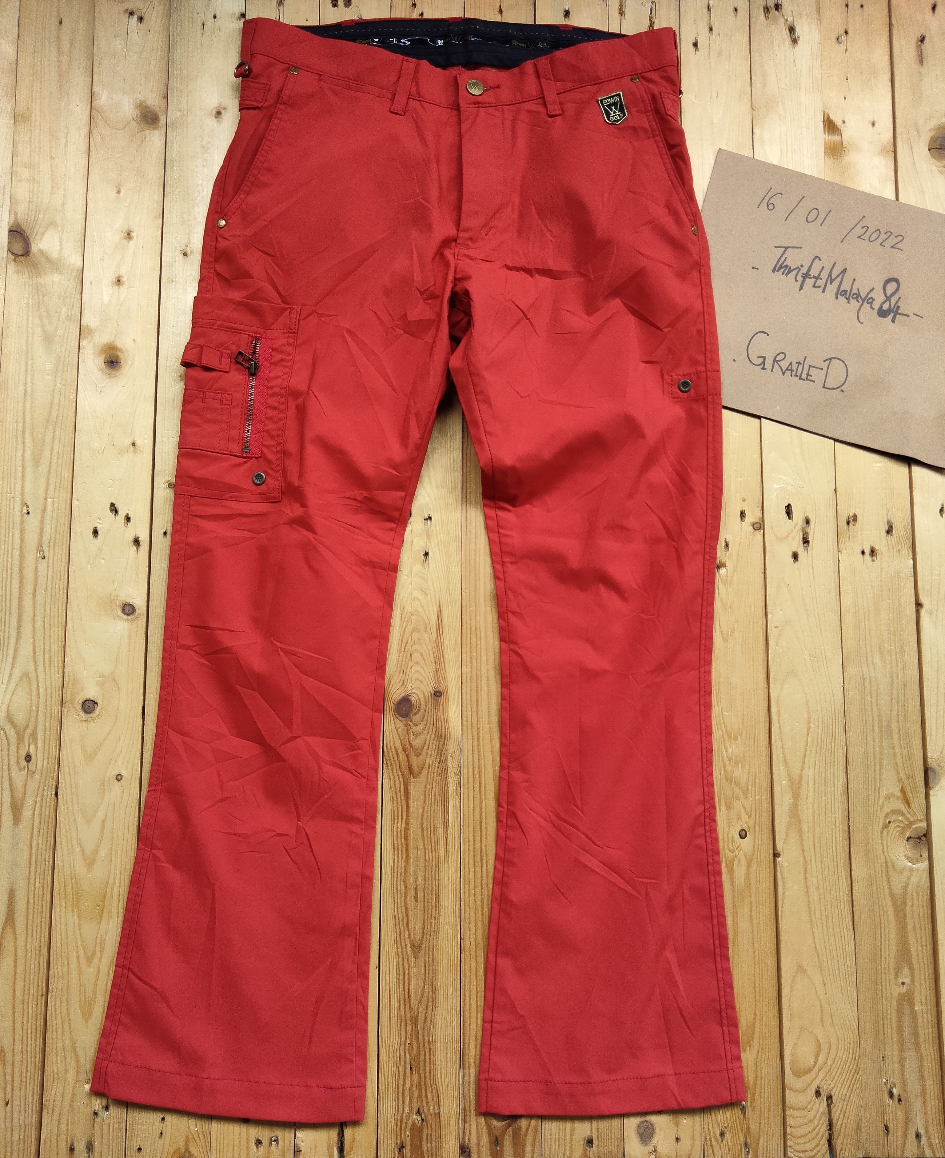 Edwin × Vintage 🔥OFFER BINDING NOW🔥Edwin Golf Cargo pant rare Size US 34 / EU 50 - 8 Thumbnail