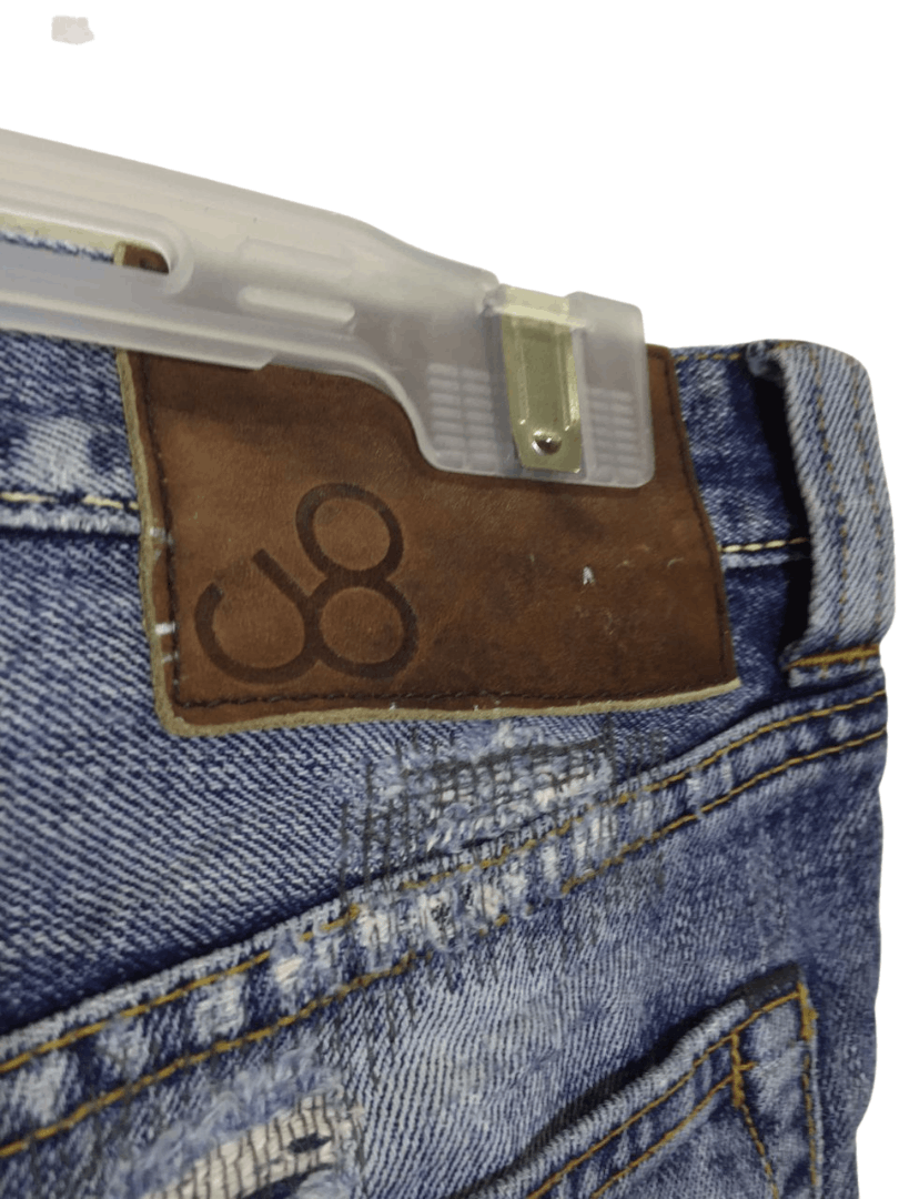 Johnbull Johnbull Japan Distressed Denim Skirt Size 30" / US 8 / IT 44 - 10 Thumbnail