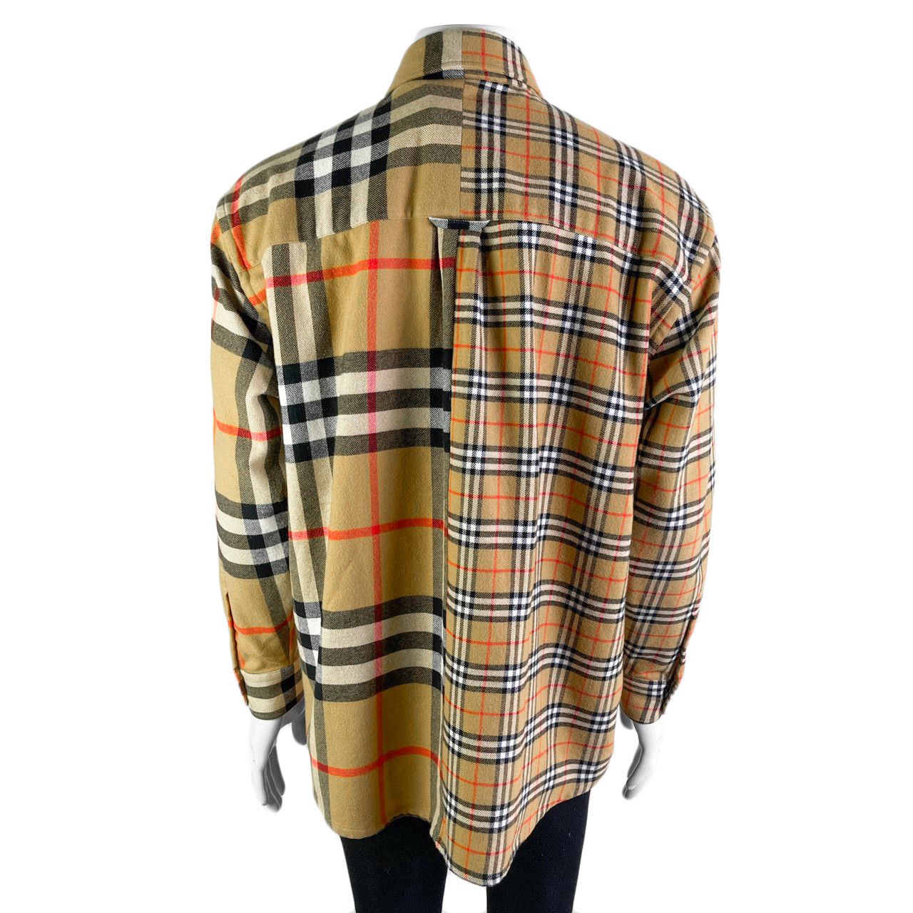 Gosha Rubchinskiy Burberry x Gosha Rubchinskiy Wool Check Shirt Grailed