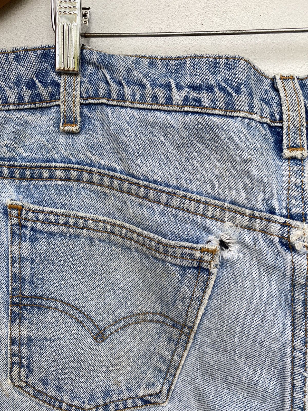 Levi's Vintage Levis Distressed lot 517 jeans size 32 Size US 32 / EU 48 - 9 Thumbnail