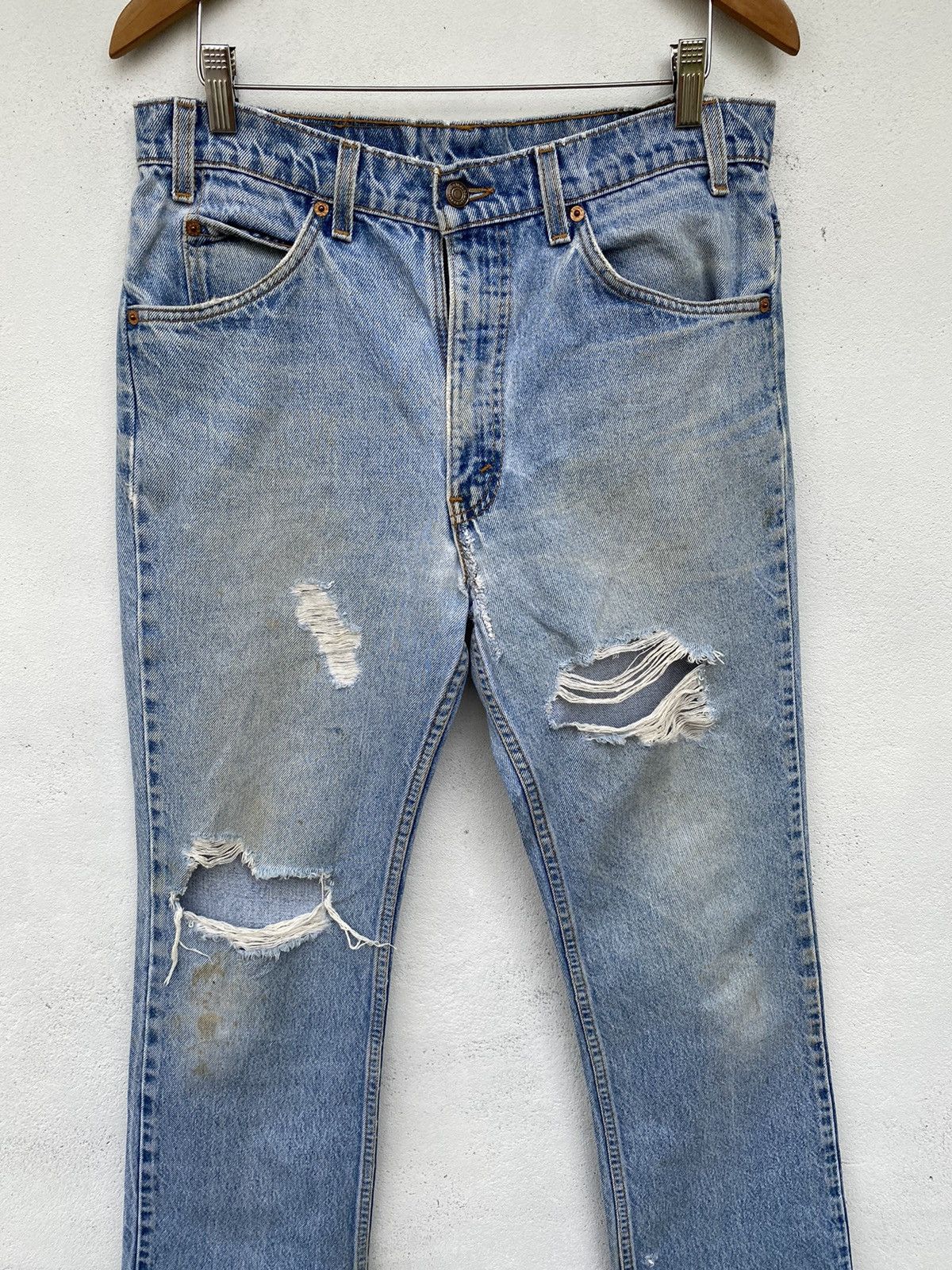 Levi's Vintage Levis Distressed lot 517 jeans size 32 Size US 32 / EU 48 - 3 Thumbnail