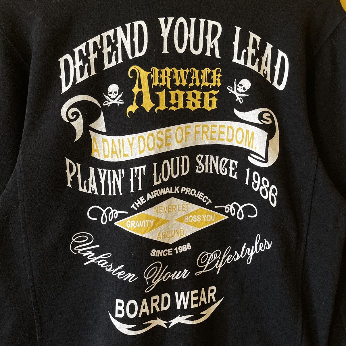 Airwalk 90’s Airwalk Defend Your Lead Big Logo Fullzip Sweater M Size US M / EU 48-50 / 2 - 4 Thumbnail