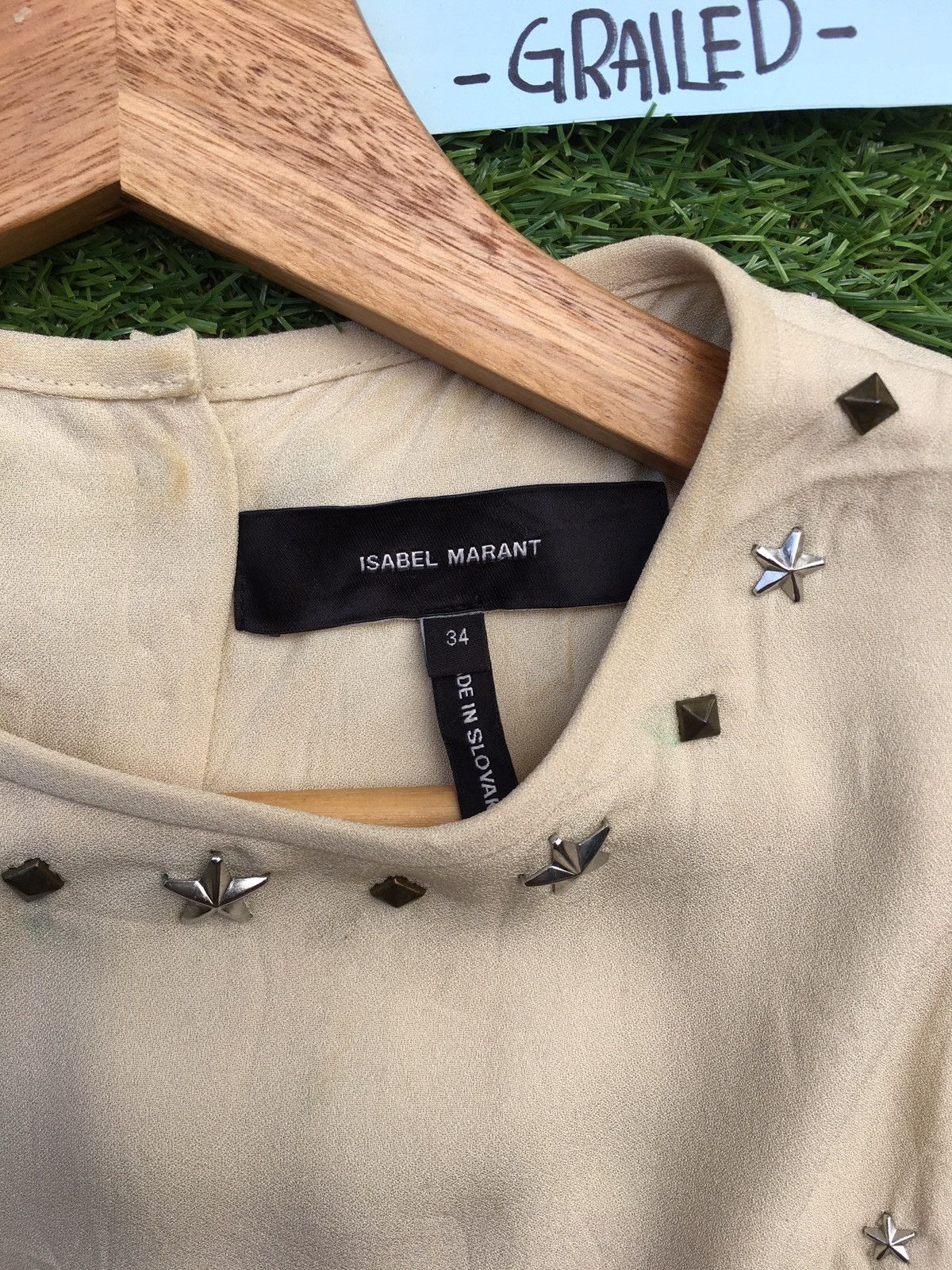 Isabel Marant Vintage Isabel Marant Studded Blouse Size S / US 4 / IT 40 - 7 Thumbnail