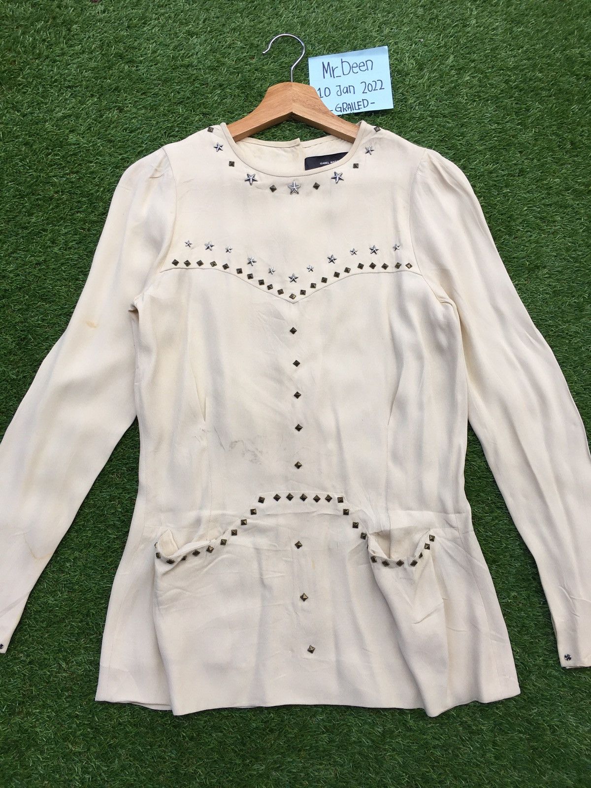 Isabel Marant Vintage Isabel Marant Studded Blouse Size S / US 4 / IT 40 - 2 Thumbnail