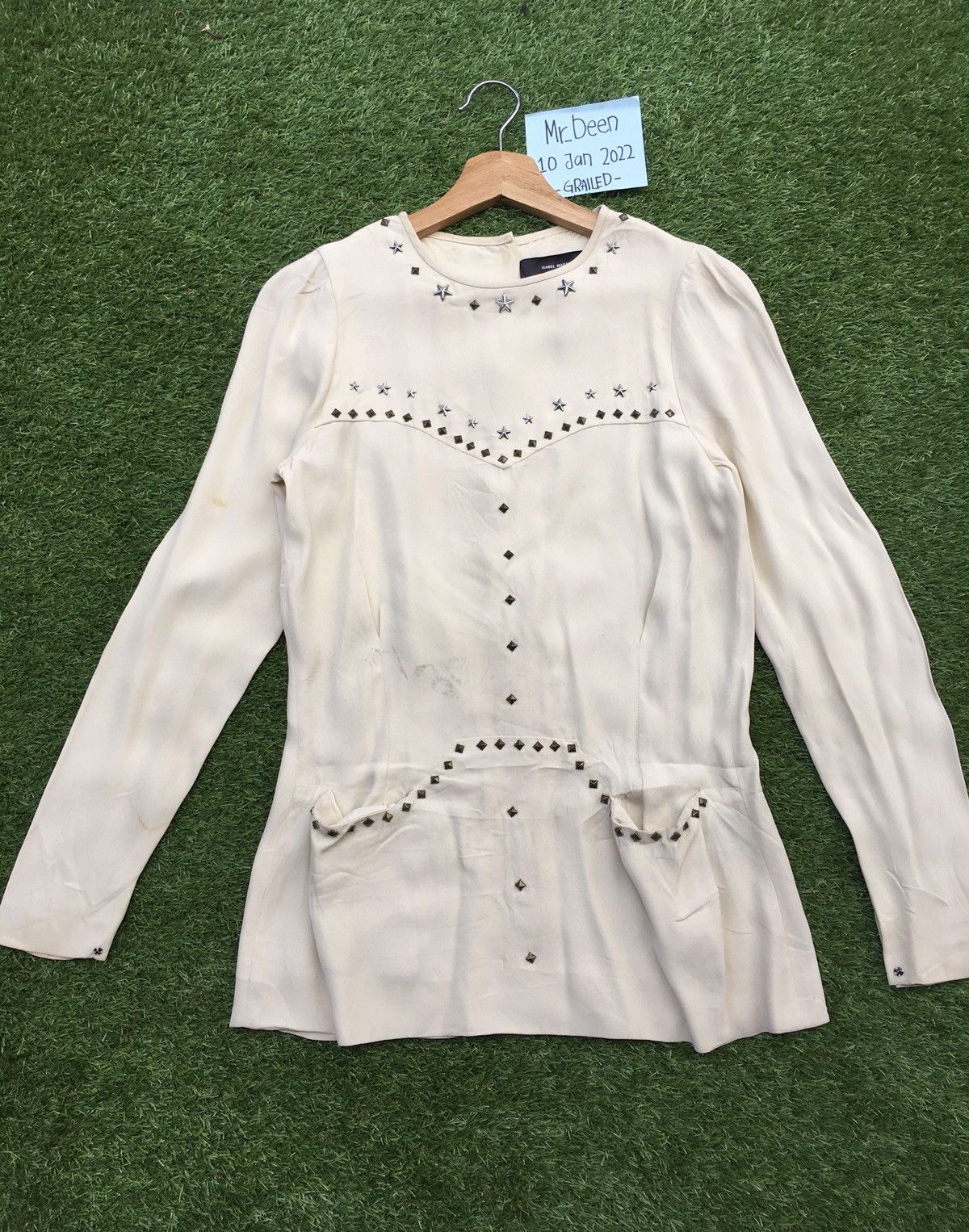 Isabel Marant Vintage Isabel Marant Studded Blouse Size S / US 4 / IT 40 - 1 Thumbnail