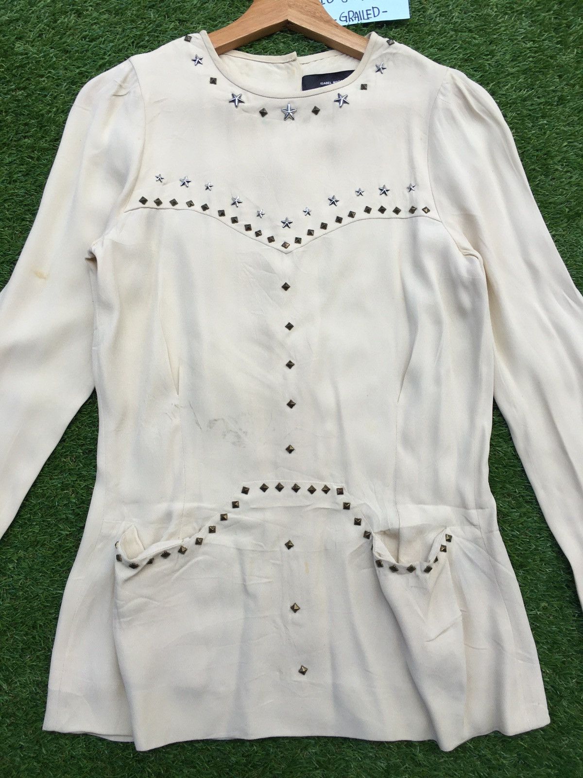 Isabel Marant Vintage Isabel Marant Studded Blouse Size S / US 4 / IT 40 - 5 Thumbnail