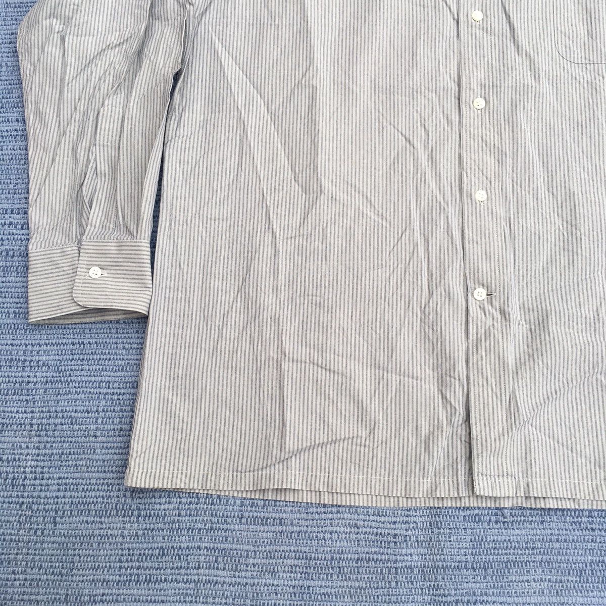 Christian Dior Monsieur × Vintage striped casual shirt Size US L / EU 52-54 / 3 - 6 Thumbnail