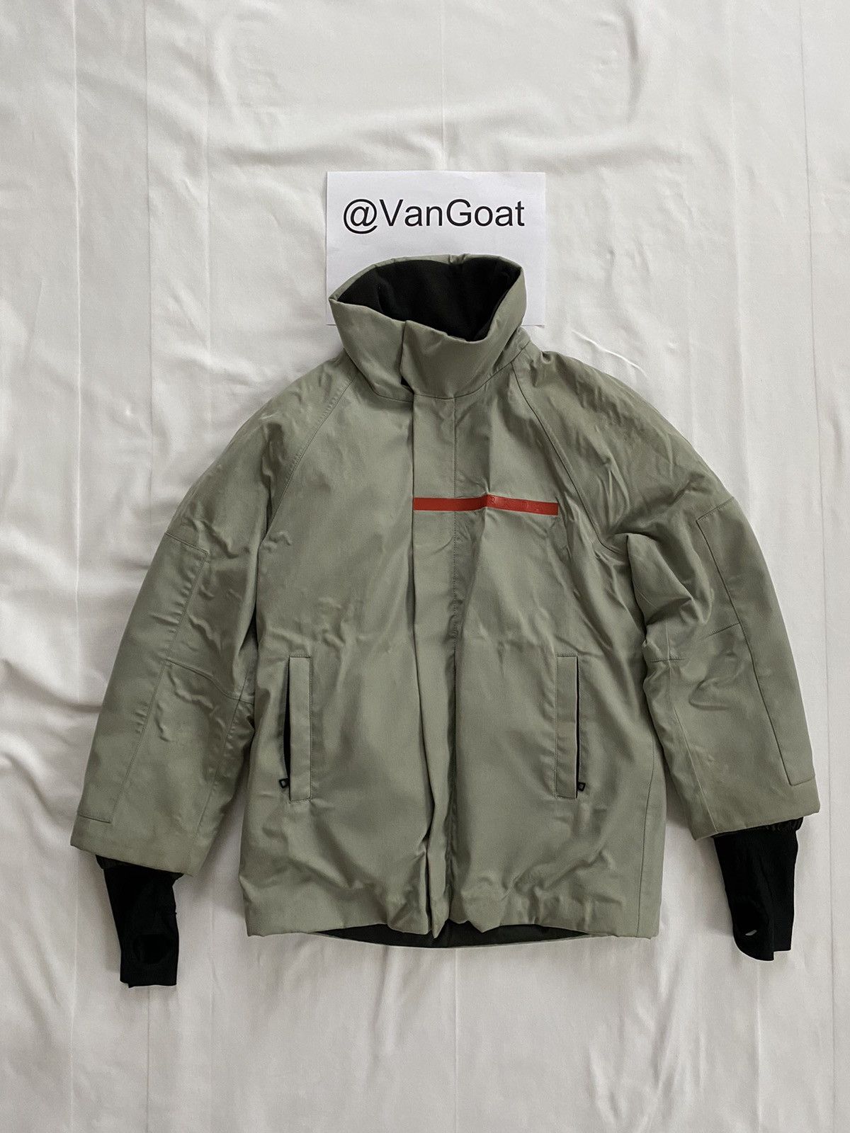 Prada PRADA SPORT LUNA ROSSA jacket grey AW1999 | Grailed