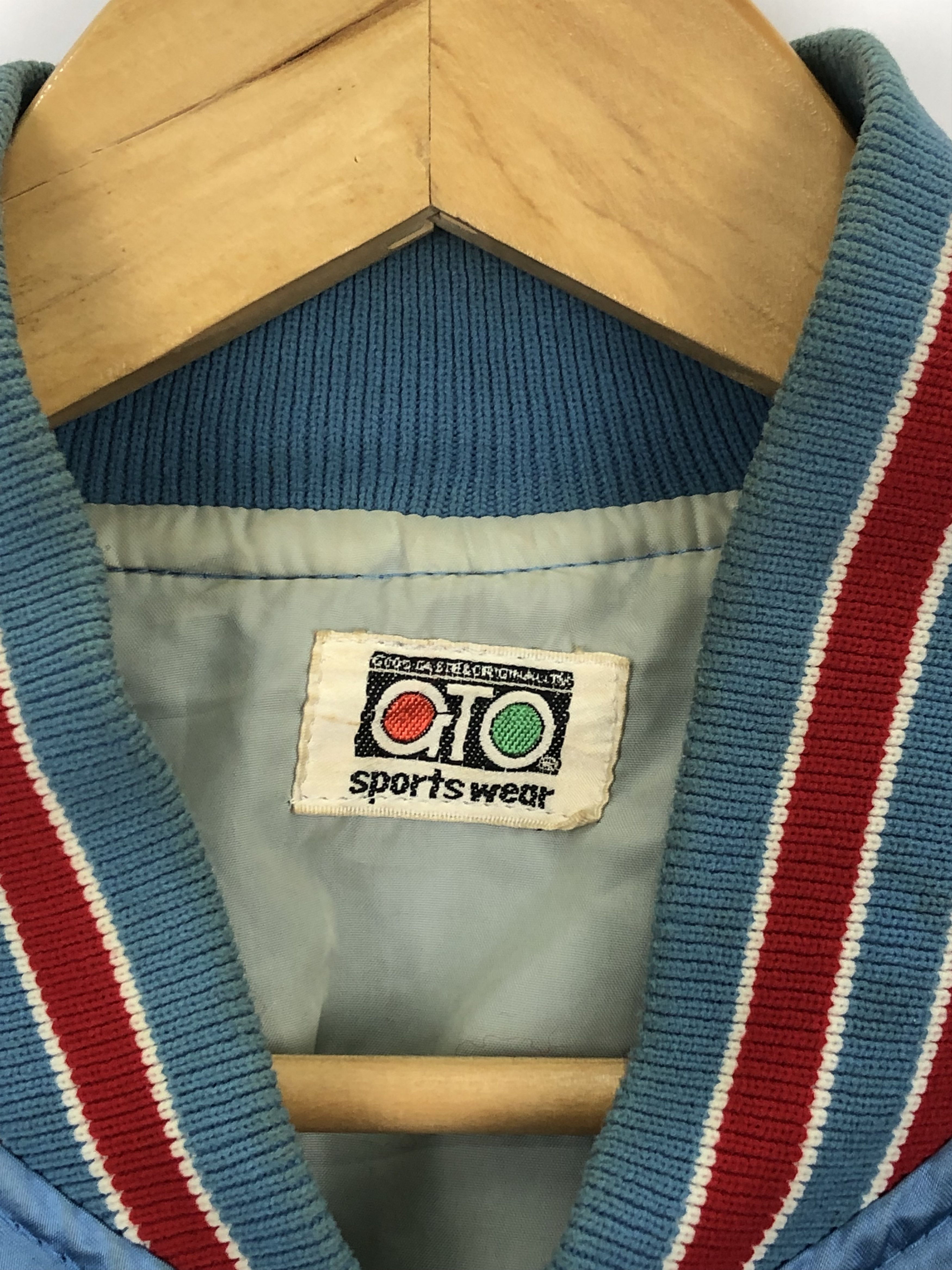 Other Vintage 80s Japanese Brand GTO Varsity Jacket Silk Size US L / EU 52-54 / 3 - 7 Thumbnail
