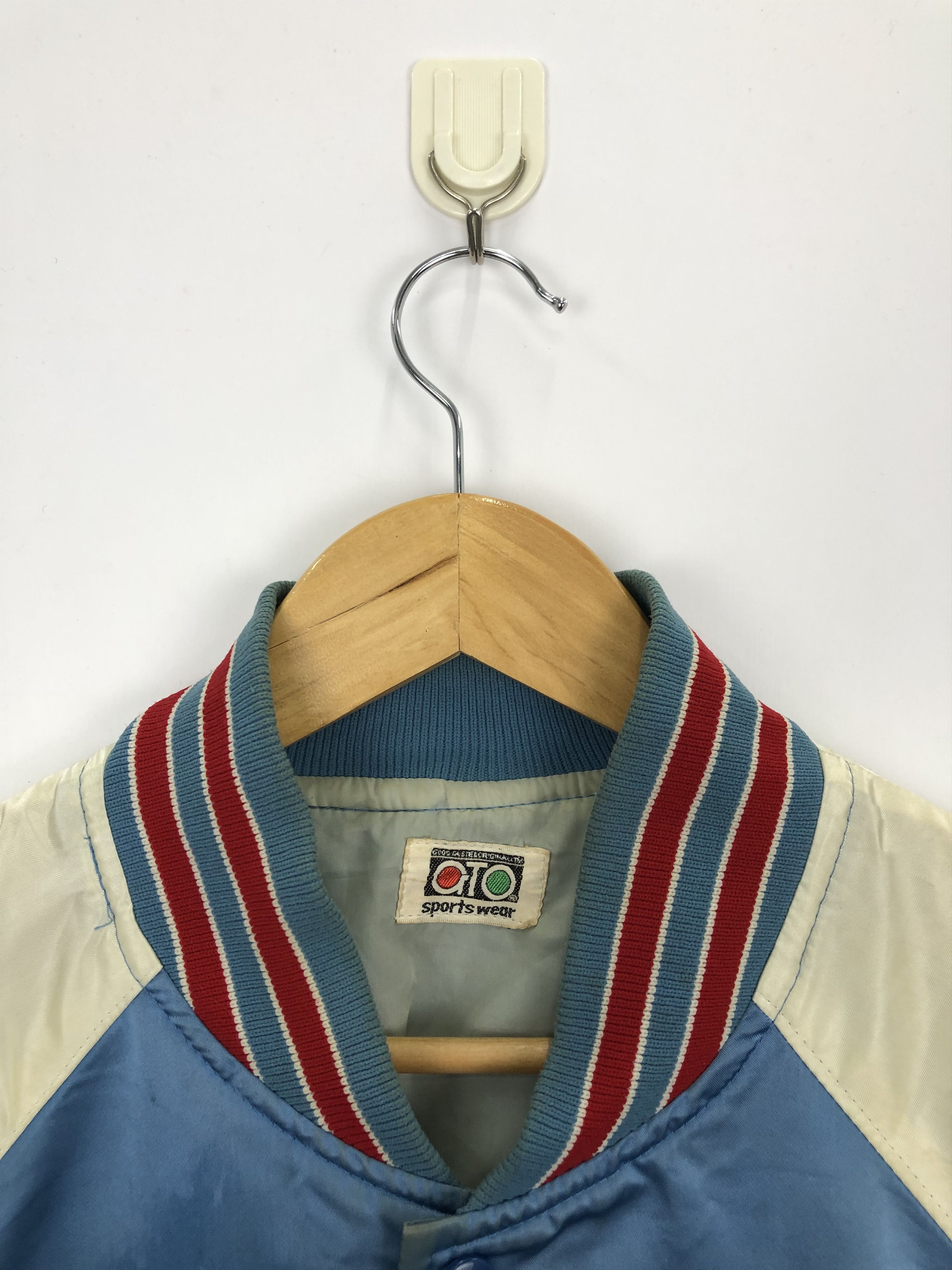 Other Vintage 80s Japanese Brand GTO Varsity Jacket Silk Size US L / EU 52-54 / 3 - 6 Thumbnail