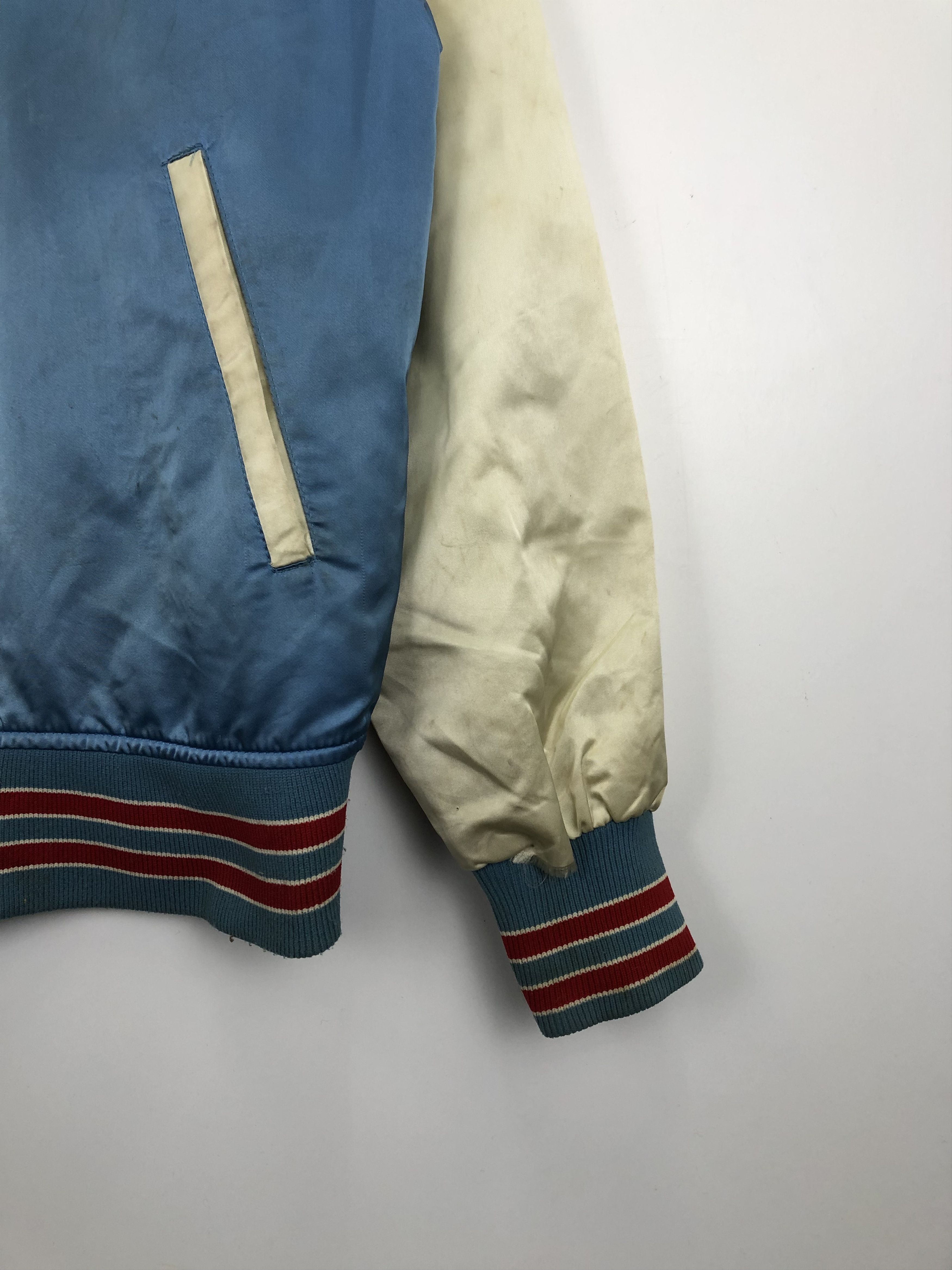 Other Vintage 80s Japanese Brand GTO Varsity Jacket Silk Size US L / EU 52-54 / 3 - 5 Thumbnail