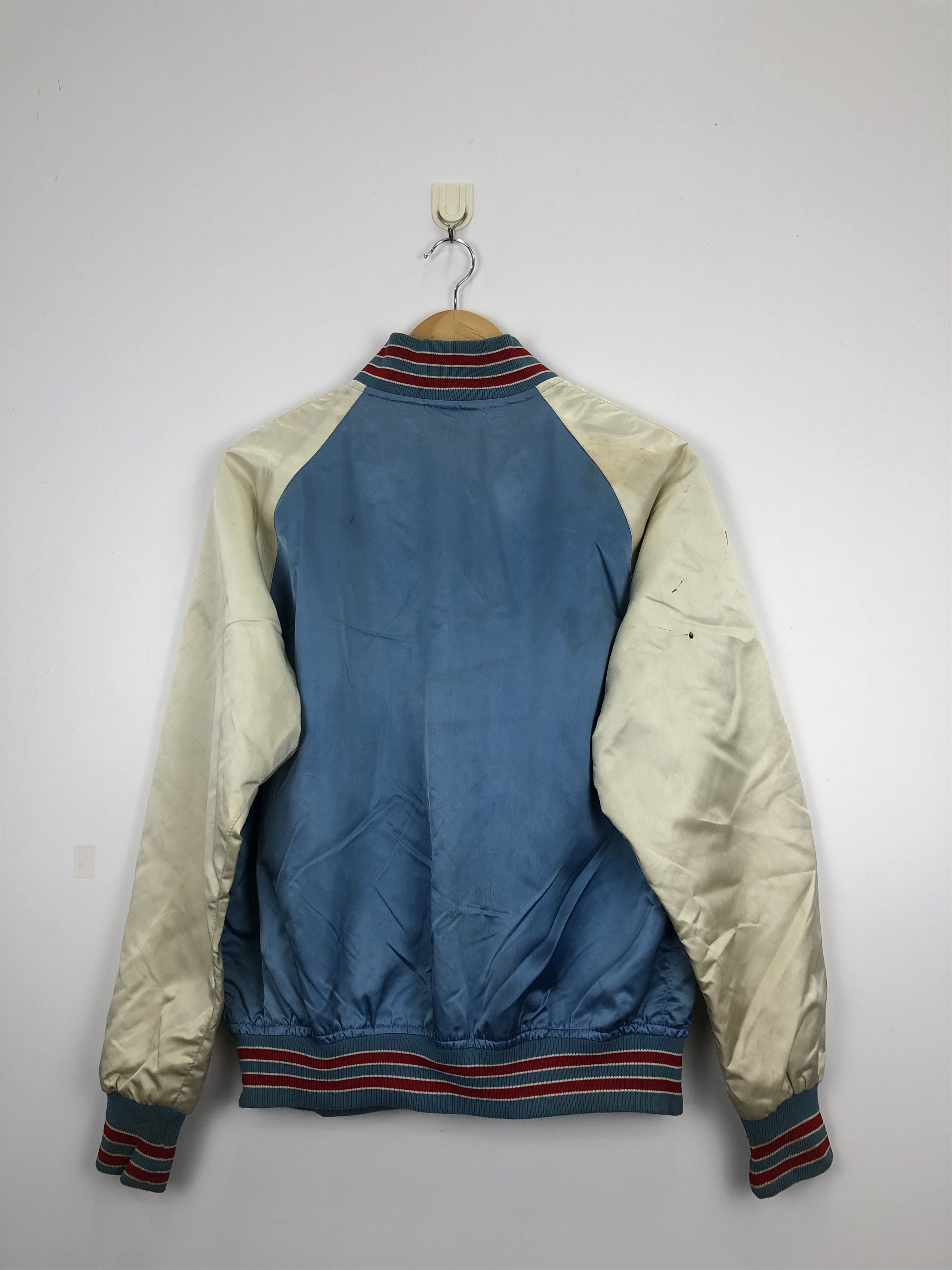 Other Vintage 80s Japanese Brand GTO Varsity Jacket Silk Size US L / EU 52-54 / 3 - 2 Thumbnail