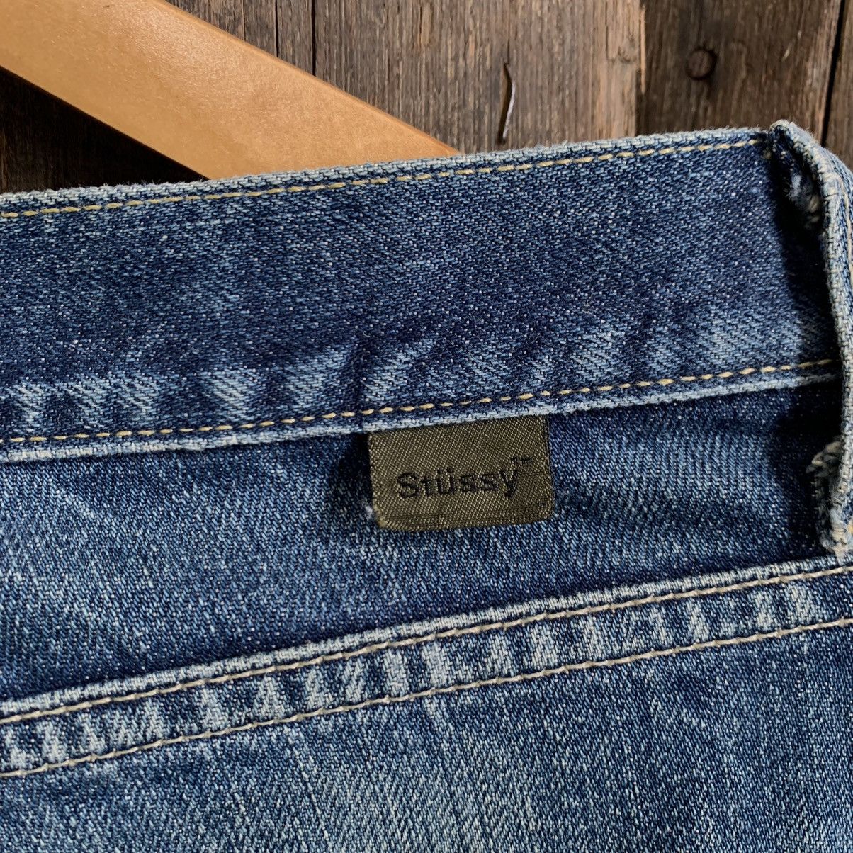 Stussy Vtg Stussy Distressed Denim Jeans Size US 33 - 13 Thumbnail