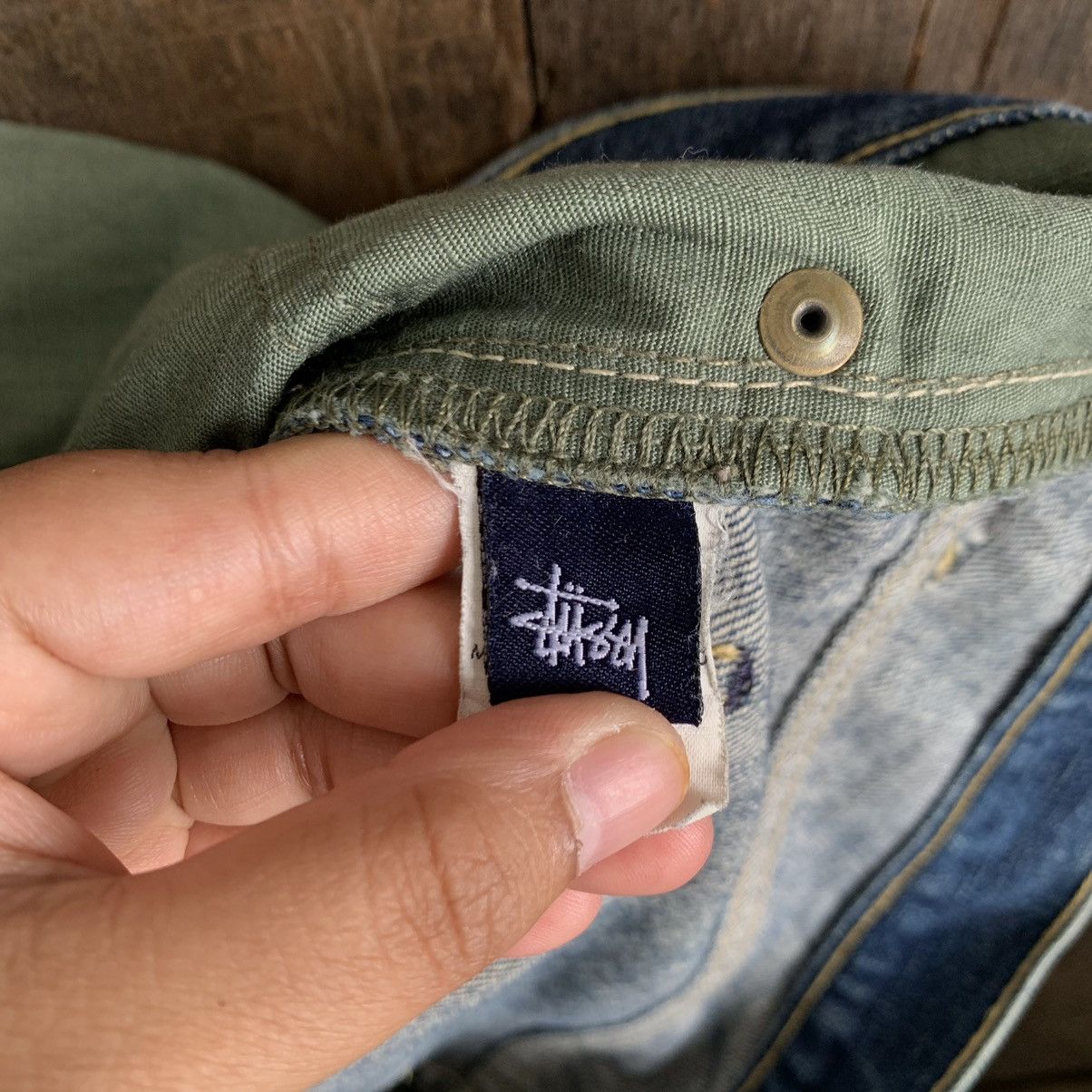 Stussy Vtg Stussy Distressed Denim Jeans Size US 33 - 17 Thumbnail