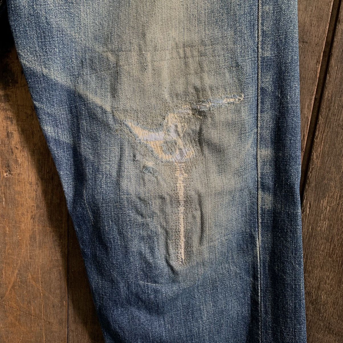 Stussy Vtg Stussy Distressed Denim Jeans Size US 33 - 4 Thumbnail
