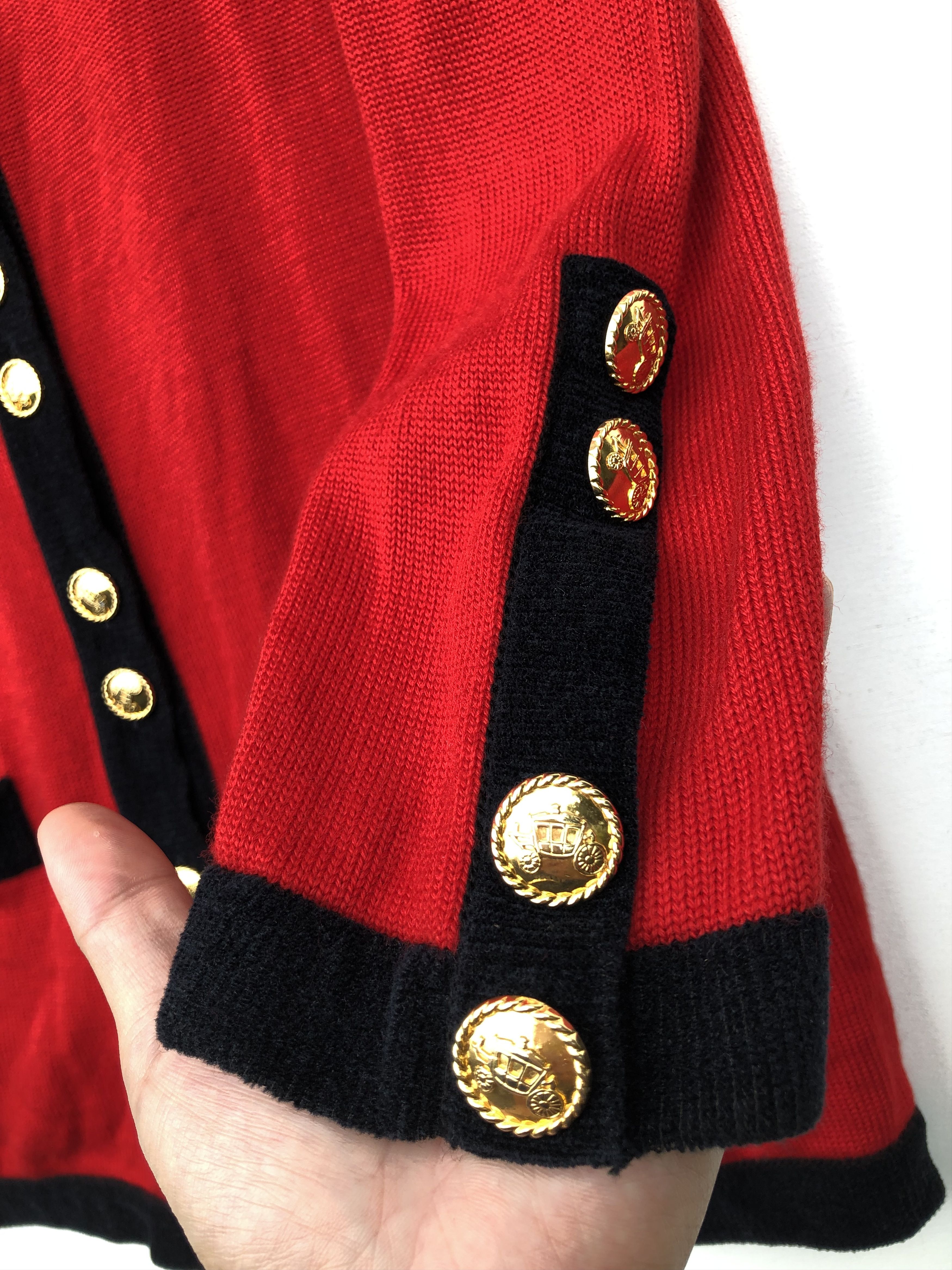 Escada × Vintage RARE🔥VINTAGE ESCADA MARGARETHA LEY WOOL KNIT COAT Size US M / EU 48-50 / 2 - 4 Thumbnail