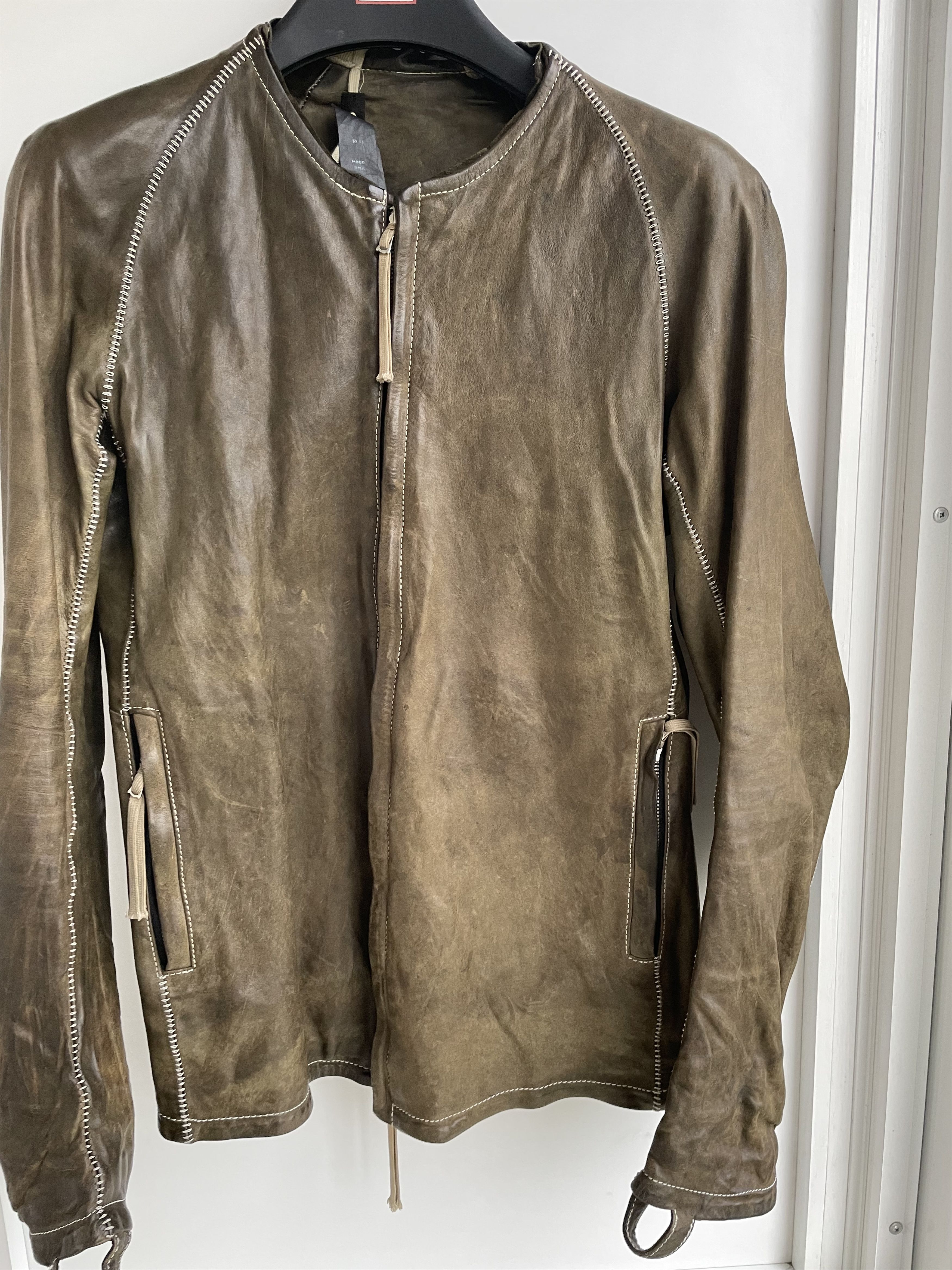Boris Bidjan Saberi BBS leather jacket Size US M / EU 48-50 / 2 - 2 Thumbnail