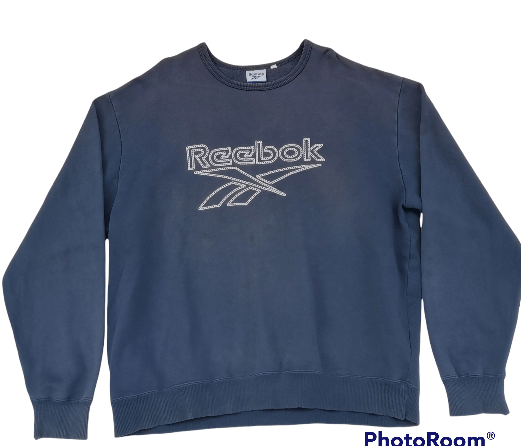 Reebok Rare!!! Reebok Embroidered Big Logo Sweatshirt Size US XL / EU 56 / 4 - 1 Thumbnail
