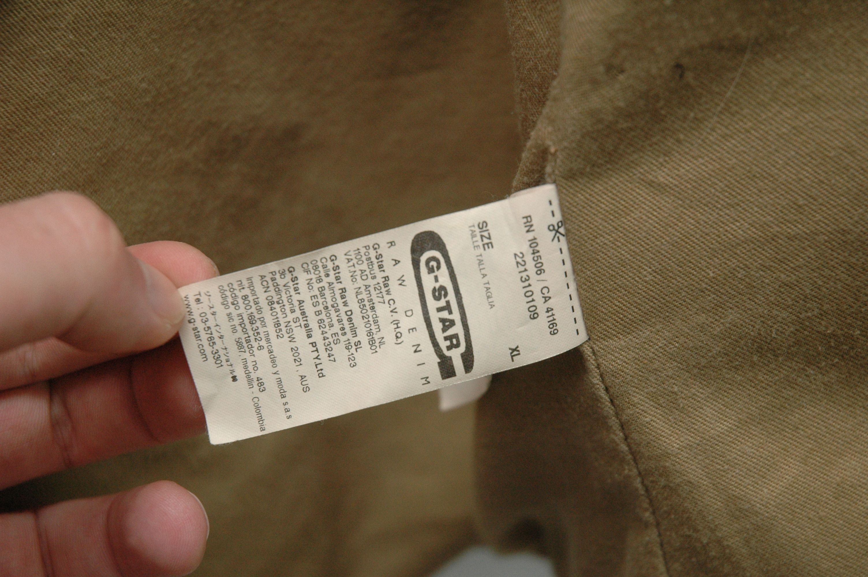 G-Star Vintage G-STAR RAW Military Work Jacket Size US XL / EU 56 / 4 - 9 Thumbnail