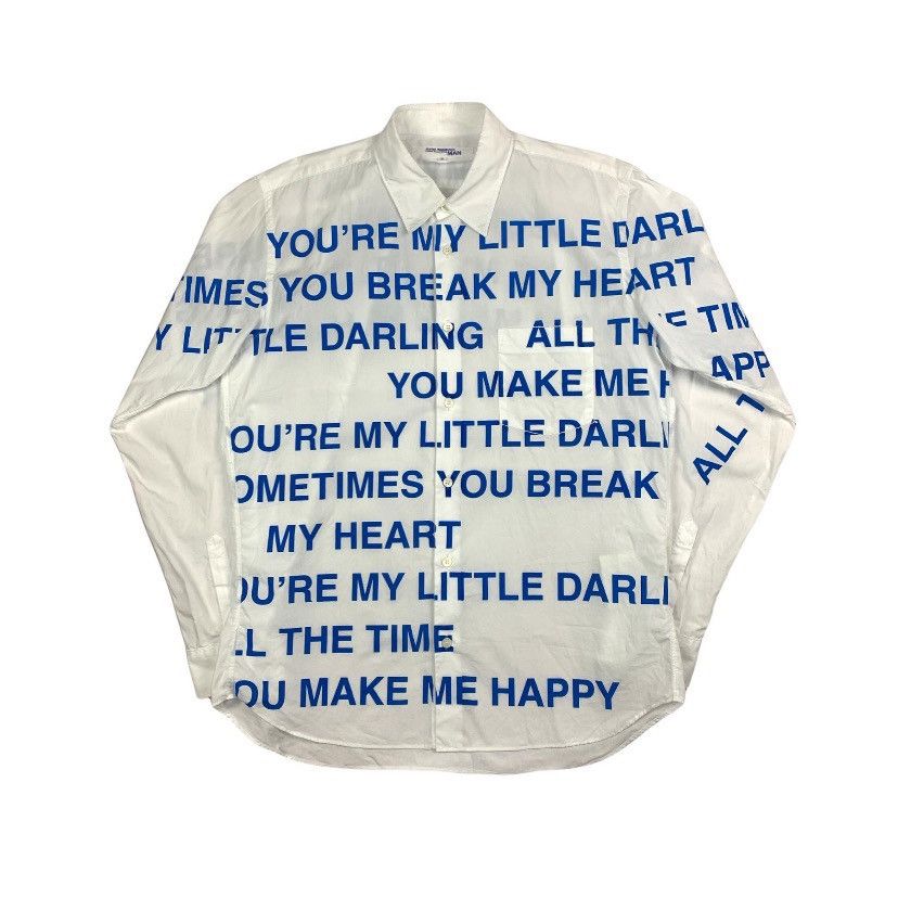 Comme des Garcons × Junya Watanabe Junya Watanabe Poem Shirt SS02 | Grailed