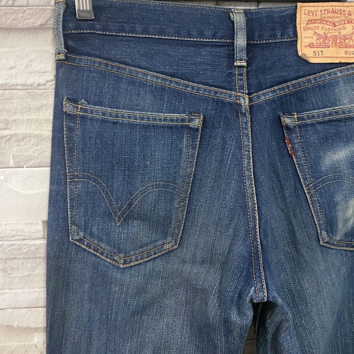 Levi's Vintage Levis 517 Flare Jeans Hedi Slimane Size US 30 / EU 46 - 12 Thumbnail