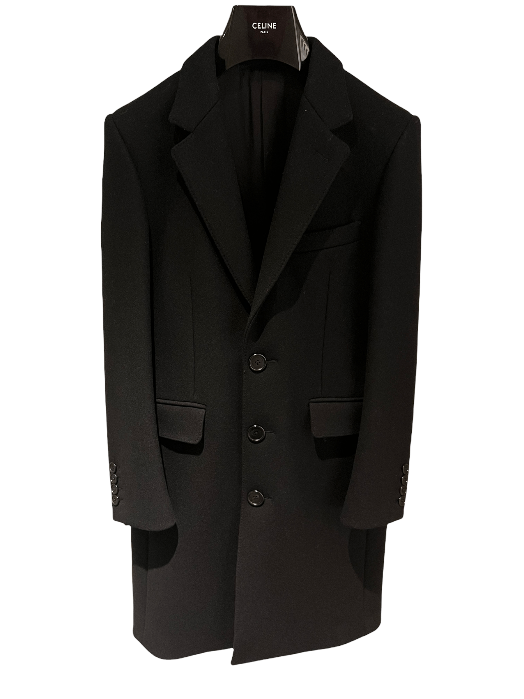Celine Chesterfield Coat in Caban Wool | Grailed